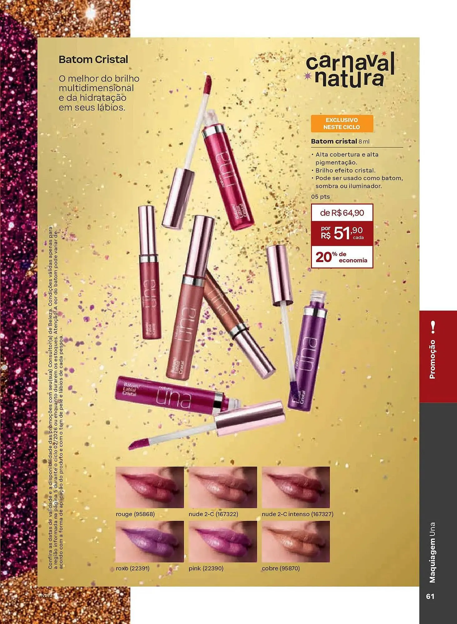 Encarte de Catálogo Natura 13 de janeiro até 4 de fevereiro 2026 - Pagina 61