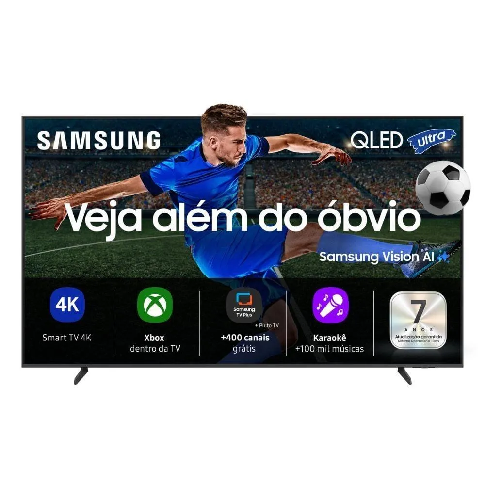 Smart Tv 50" Samsung Vision Ai Tv Qled Ultra 4K Qef1 4K - Bivolt