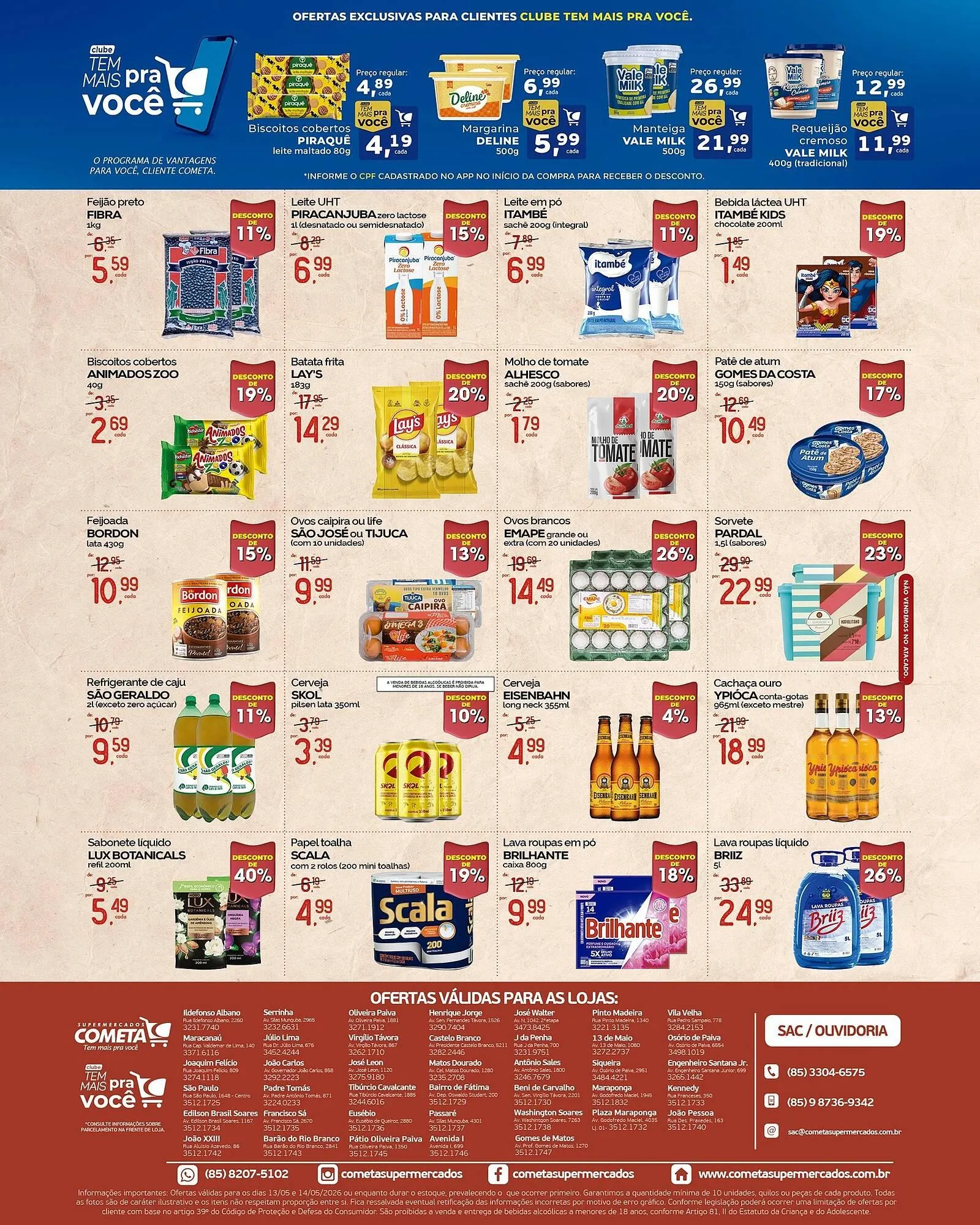 Encarte de Encarte Cometa Supermercados 13 de maio até 14 de maio 2026 - Pagina 2
