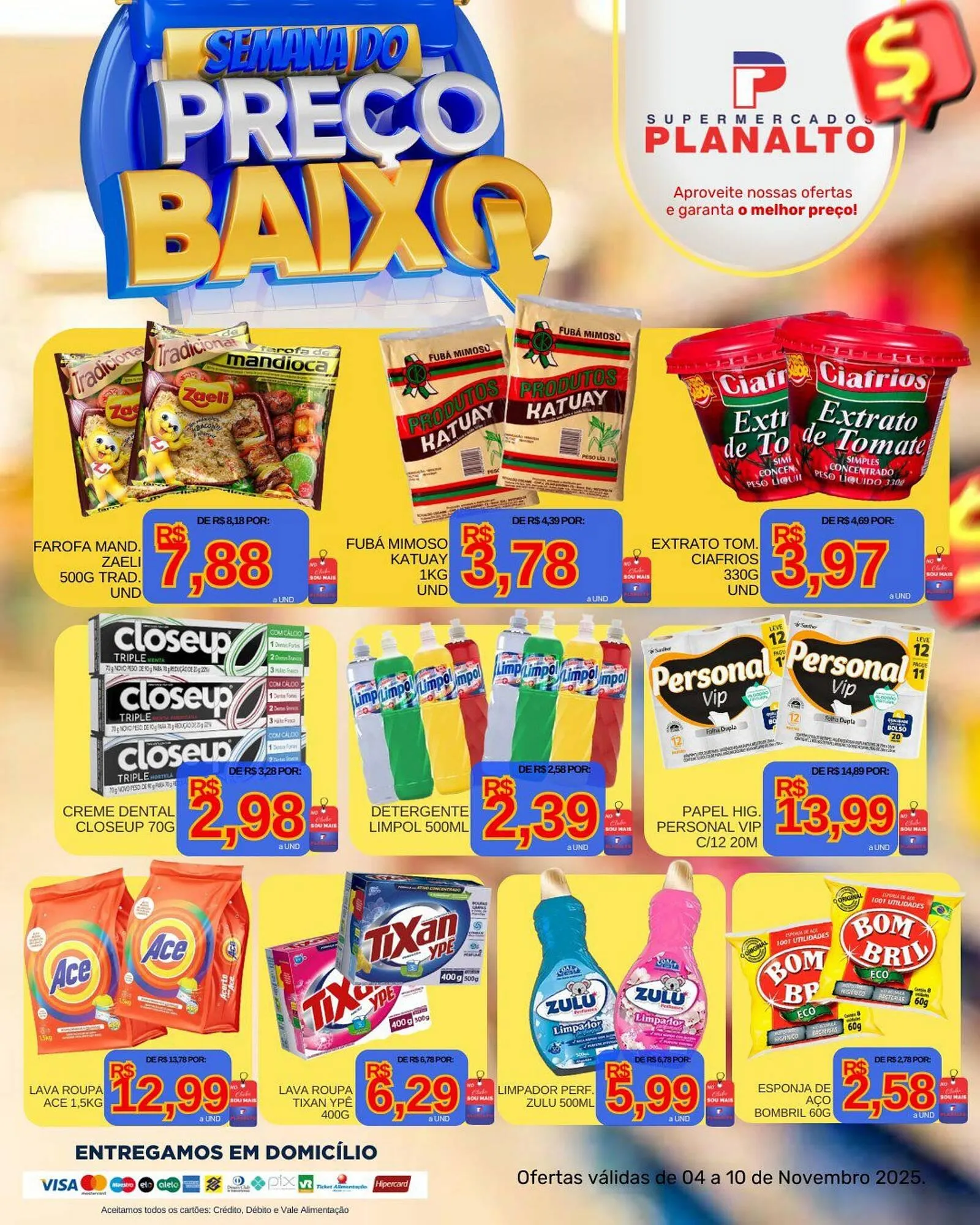 Encarte de Catálogo Supermercados Planalto 6 de novembro até 10 de novembro 2025 - Pagina 1
