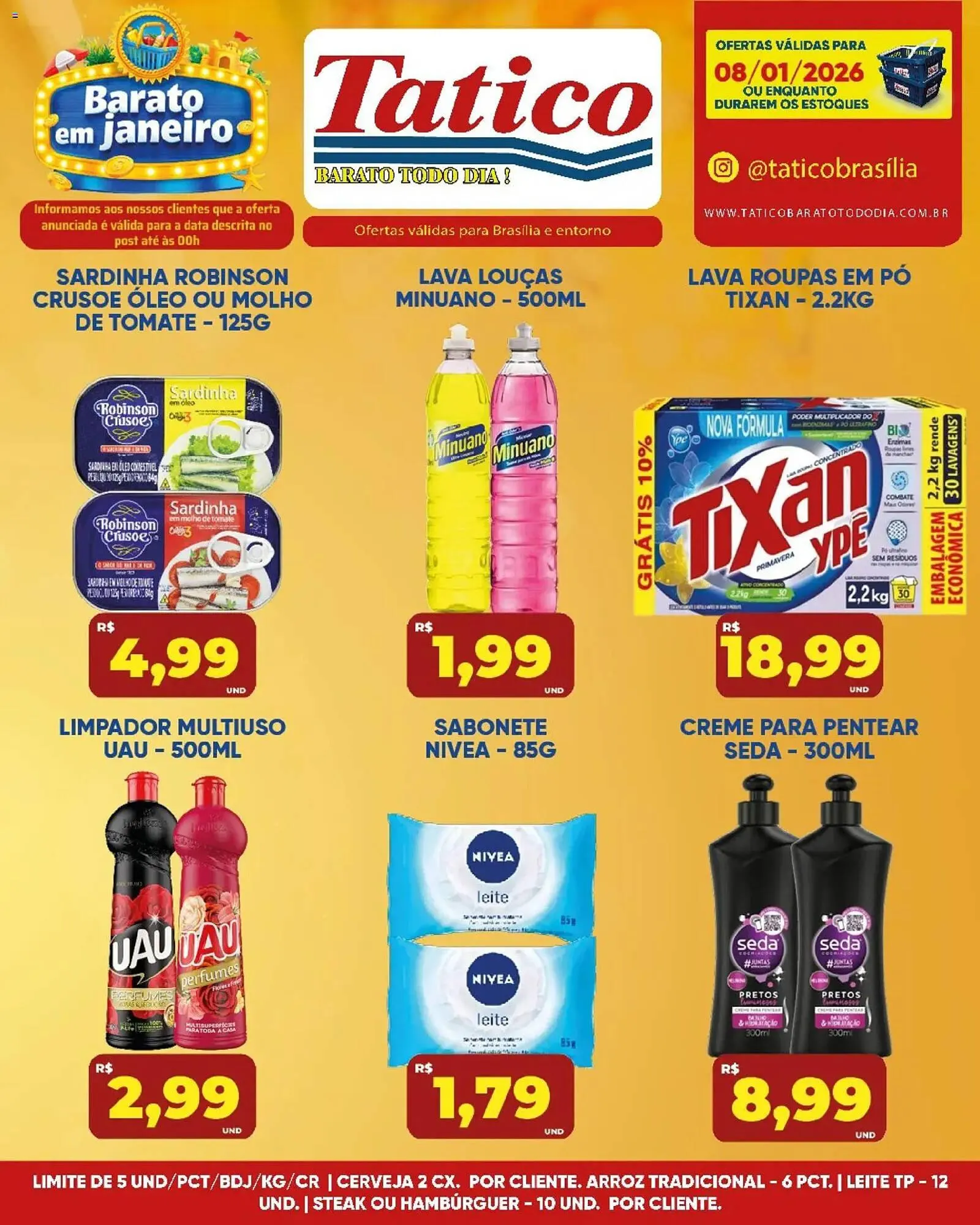 Encarte de Tabloide Tatico 8 de janeiro até 8 de janeiro 2026 - Pagina 12