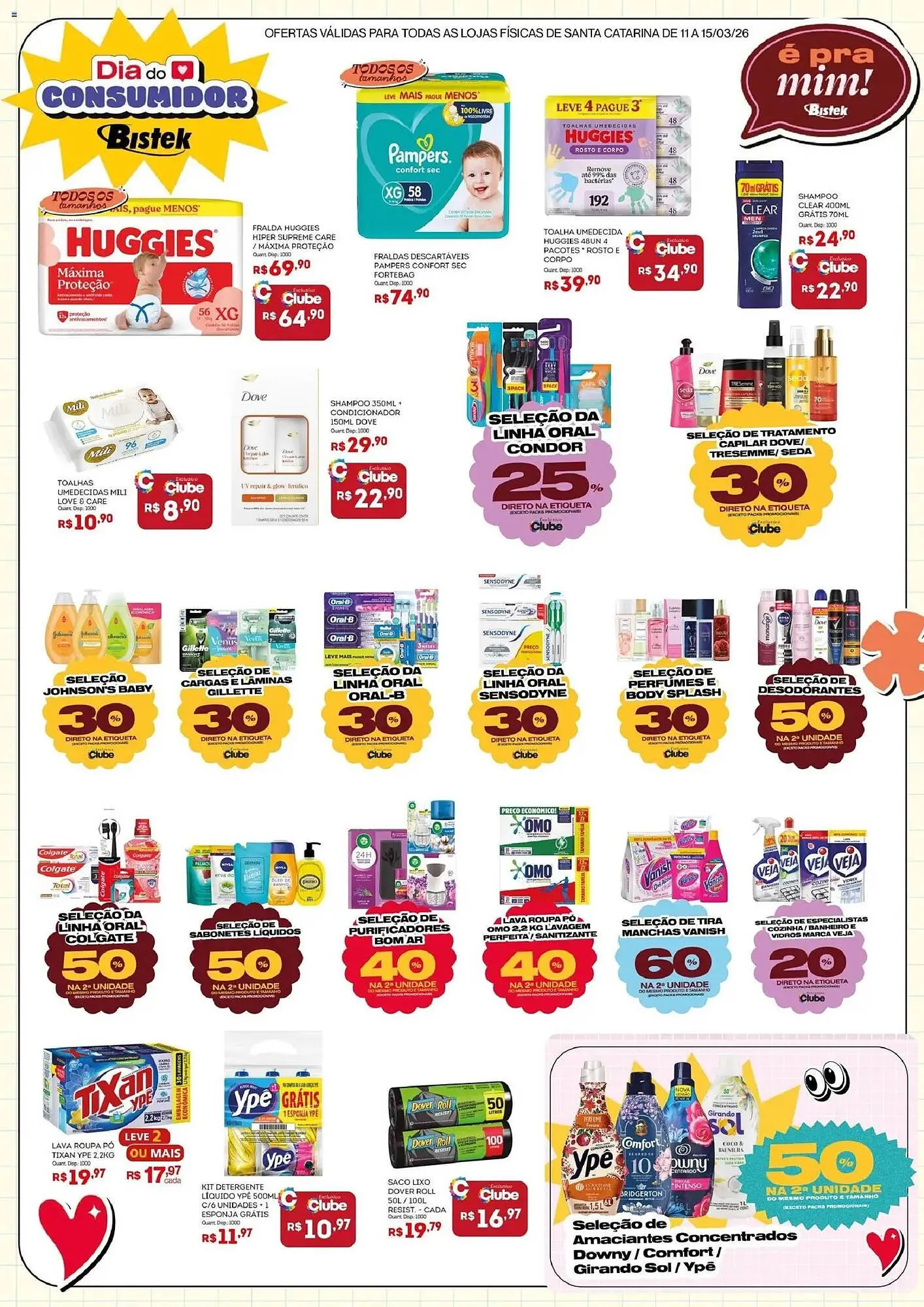 Encarte de Encarte Bistek Supermercados 11 de março até 15 de março 2026 - Pagina 3