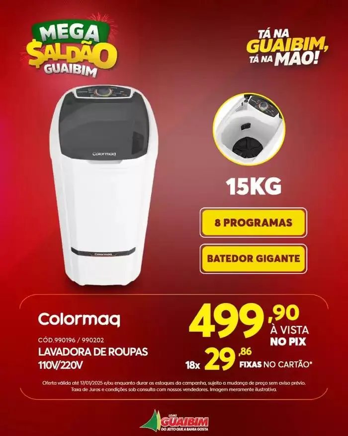 Encarte de Mega Saldão Guaibim 14 de janeiro até 17 de janeiro 2025 - Pagina 7