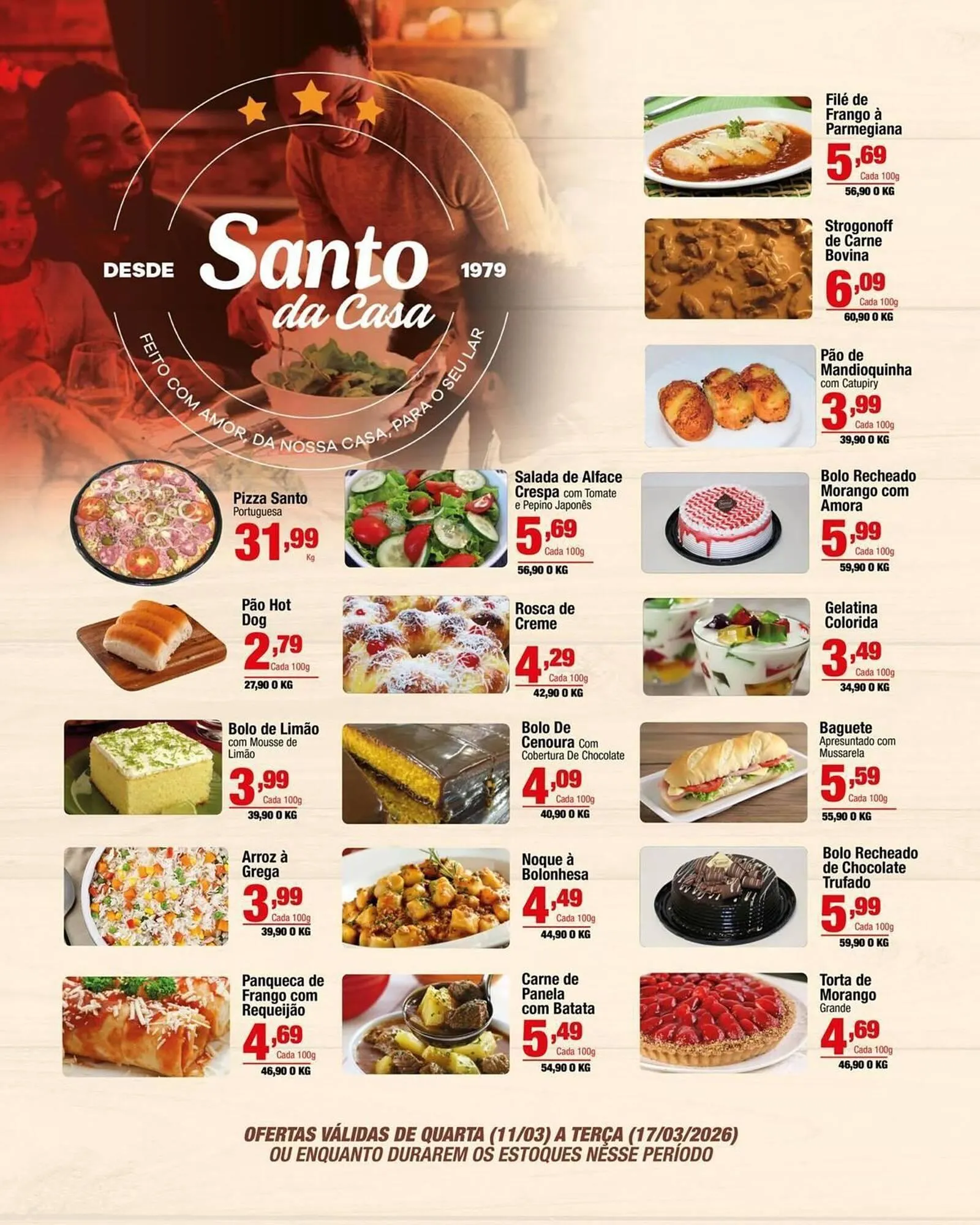 Encarte de Catálogo Santo Supermercados 13 de março até 15 de março 2026 - Pagina 7
