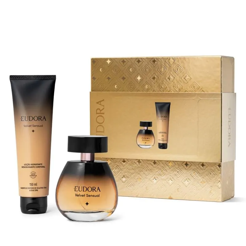 Kit Presente Velvet Sensual: Desodorante Colônia 100ml + Loção Desodorante Hidratante Corporal 150ml