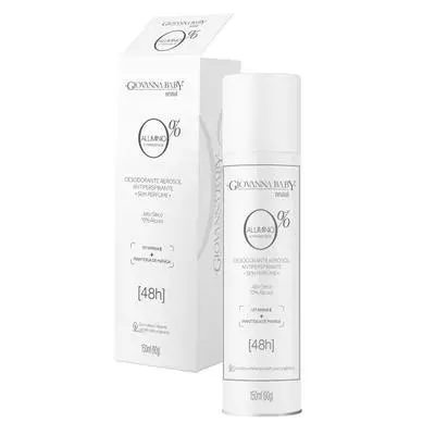Desodorante Aerosol Giovanna Baby 0% Aluminio Neutral 150ml