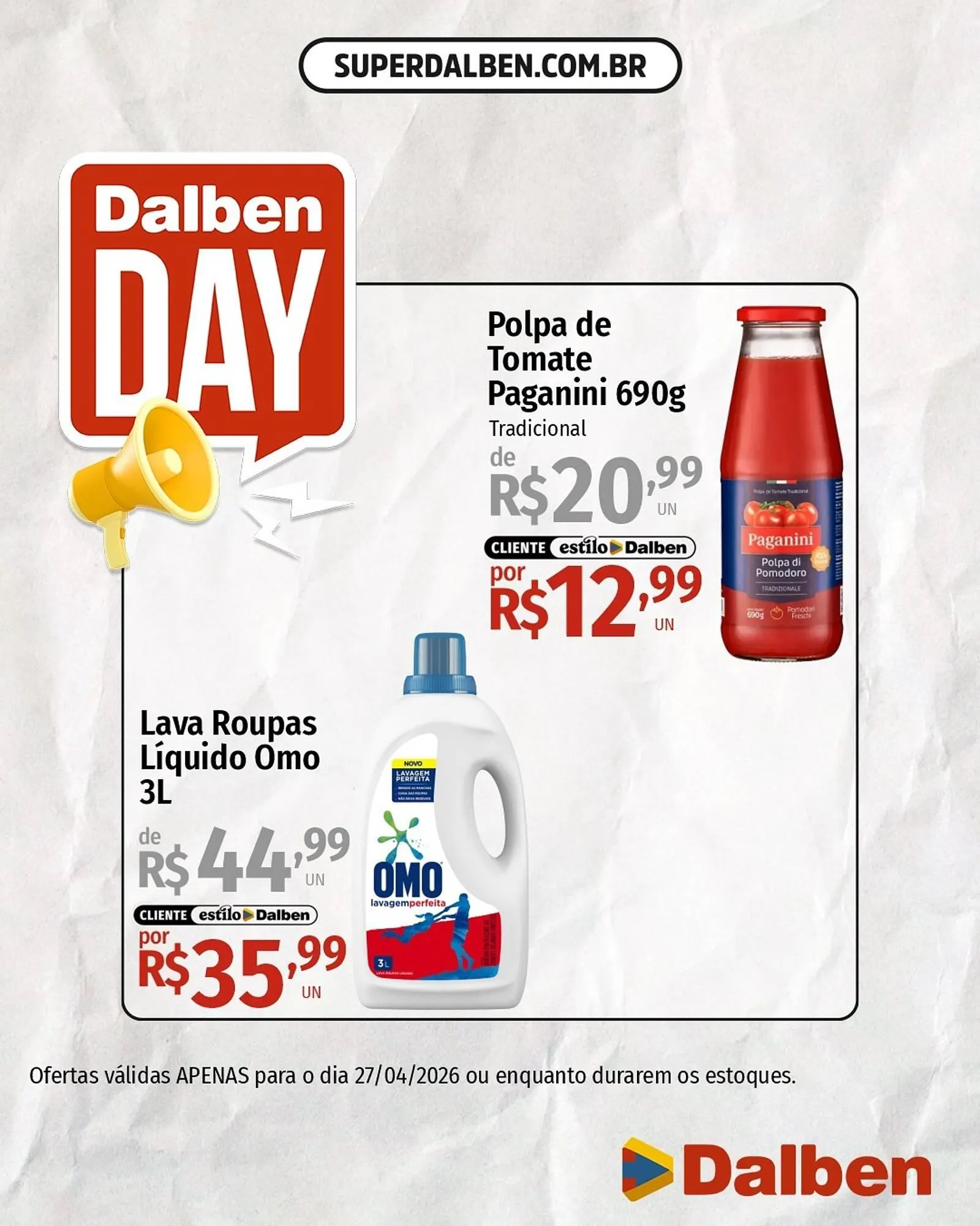 Encarte de Catálogo Supermercado Dalben 27 de abril até 27 de abril 2026 - Pagina 2