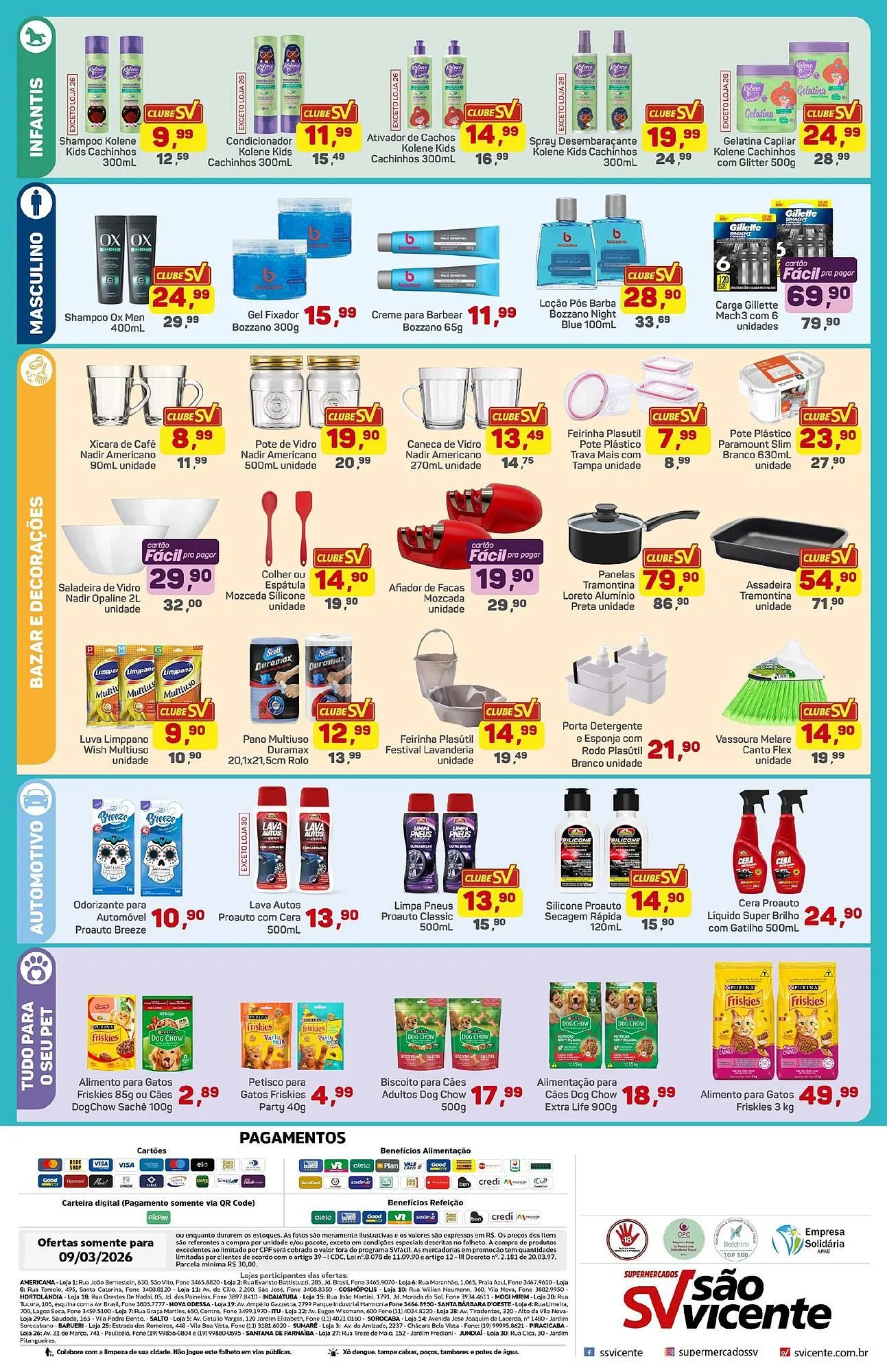 Encarte de Catálogo Supermercados São Vicente 9 de março até 9 de março 2026 - Pagina 2