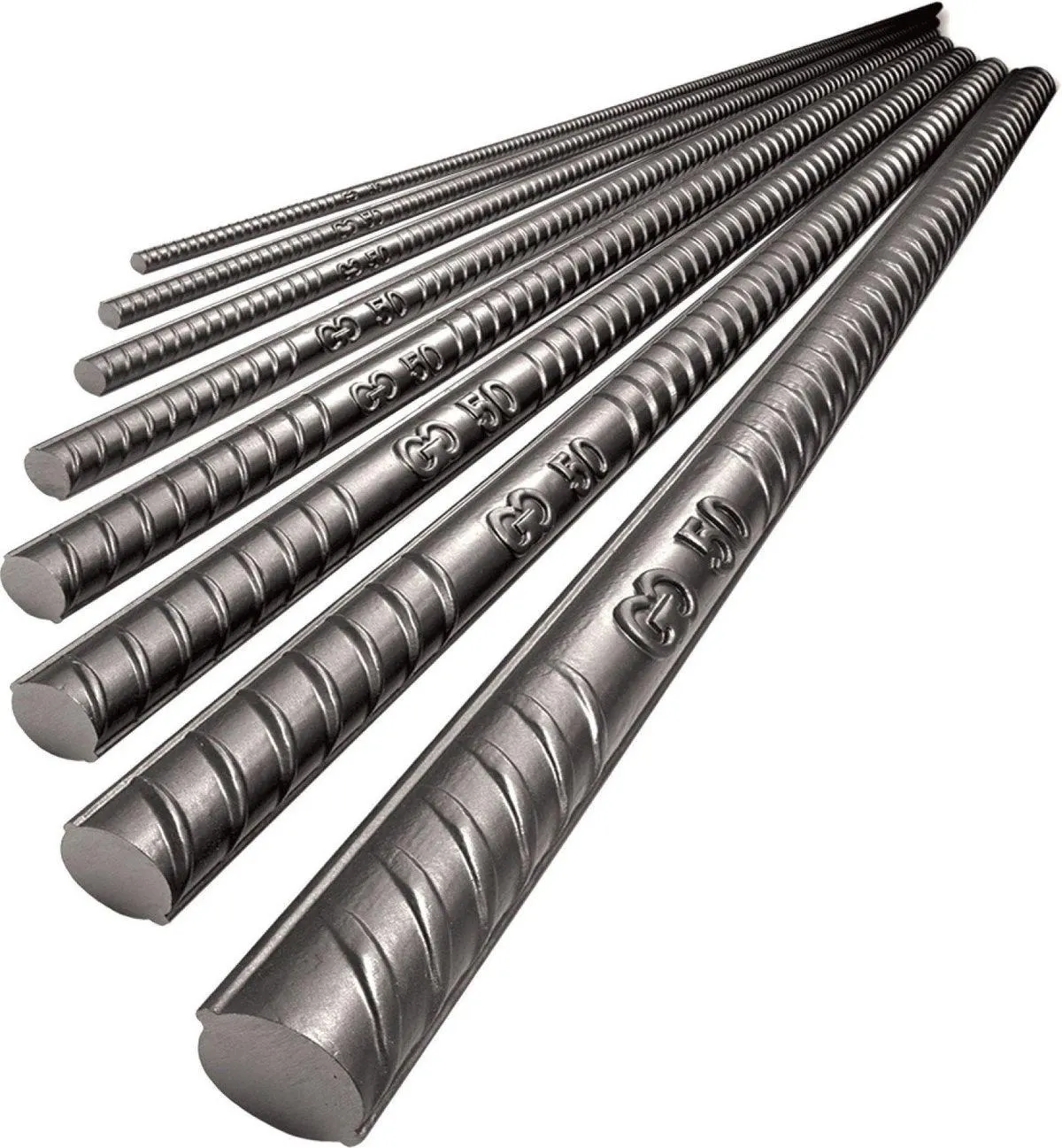 Ferro de Construção Vergalhão CA-50 3/8" 10,00mm Dobrado 12 Metros