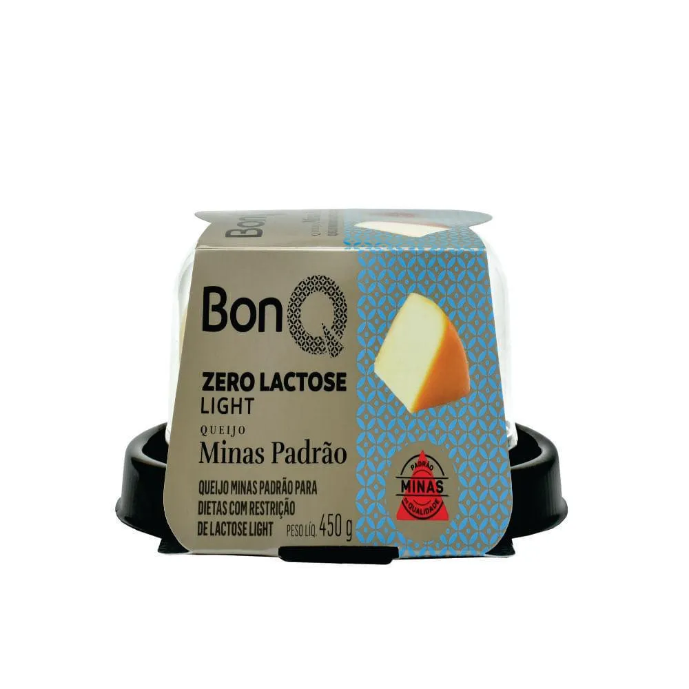 Queijo Minas Padrão BonQ 450g Zero Lactose