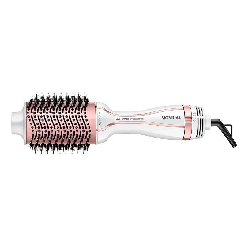 Escova Secadora Mondial ES-50 1200W White/Rose Bivolt