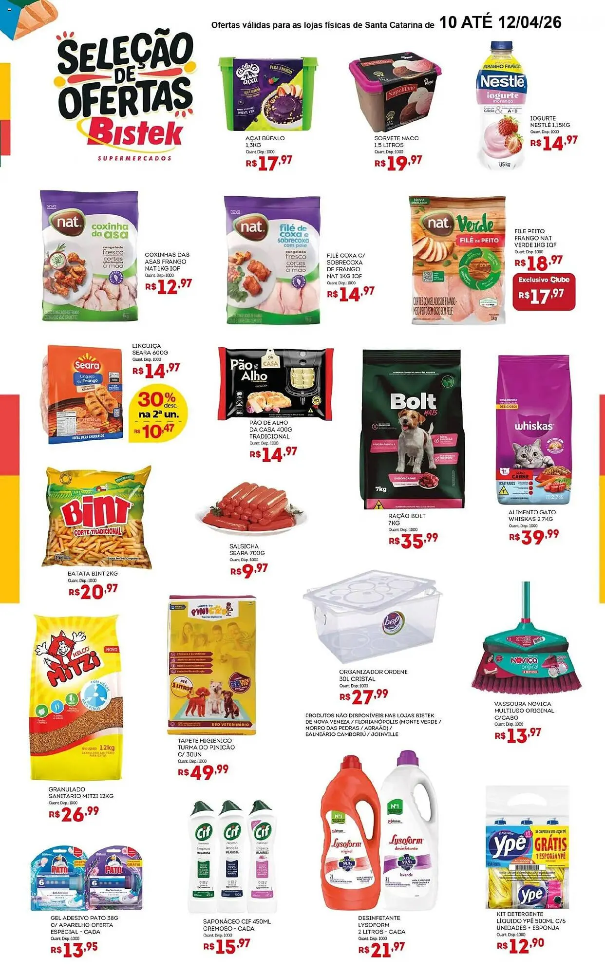 Encarte de Encarte Bistek Supermercados 10 de abril até 12 de abril 2026 - Pagina 3