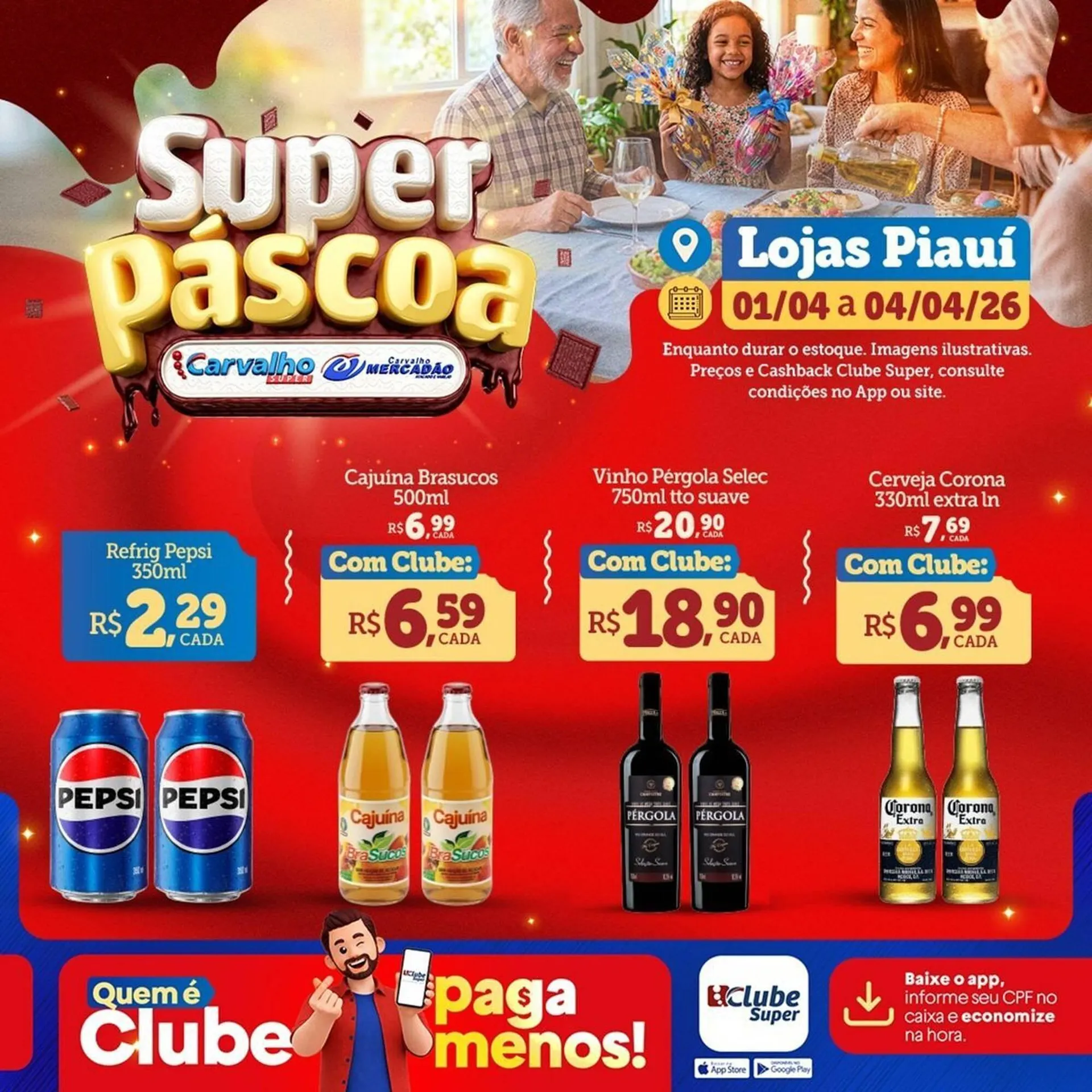 Encarte de Catálogo Carvalho Supermercado 1 de abril até 4 de abril 2026 - Pagina 4