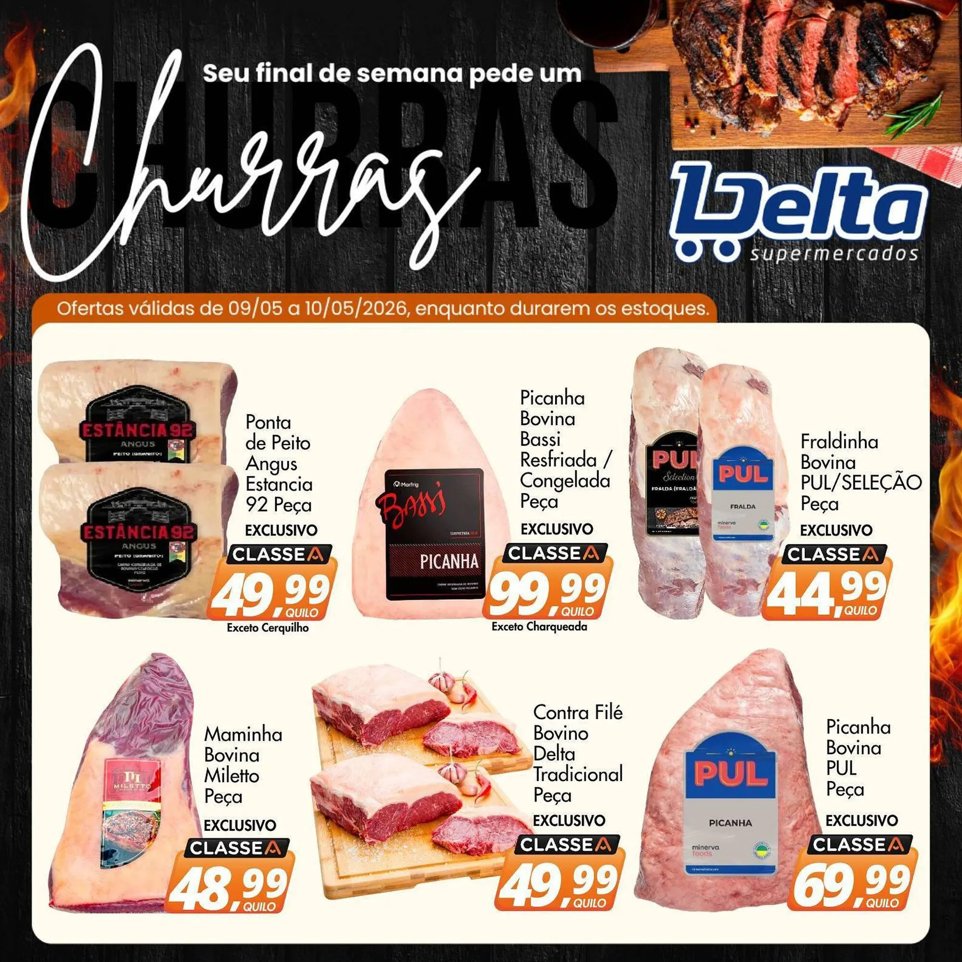 Encarte de Catálogo Delta Supermercados 9 de maio até 10 de maio 2026 - Pagina 1