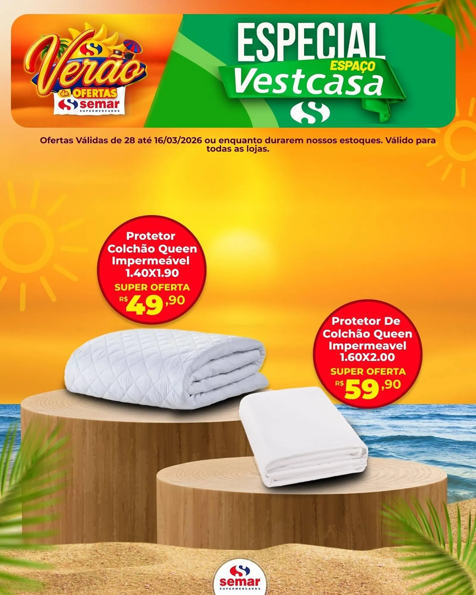 Encarte de Folheto Semar Supermercado 9 de março até 16 de março 2026 - Pagina 2