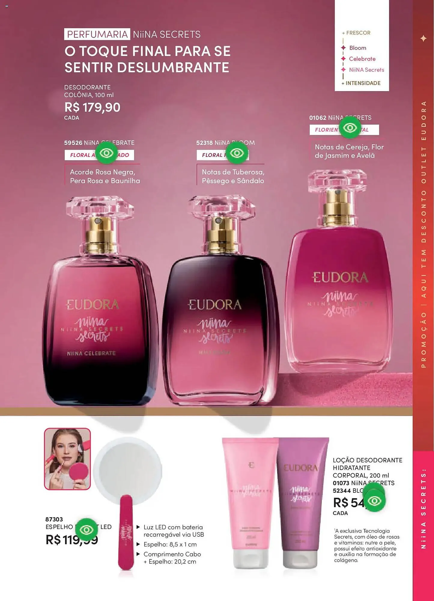 Encarte de Catálogo Eudora 8 de janeiro até 31 de janeiro 2026 - Pagina 74