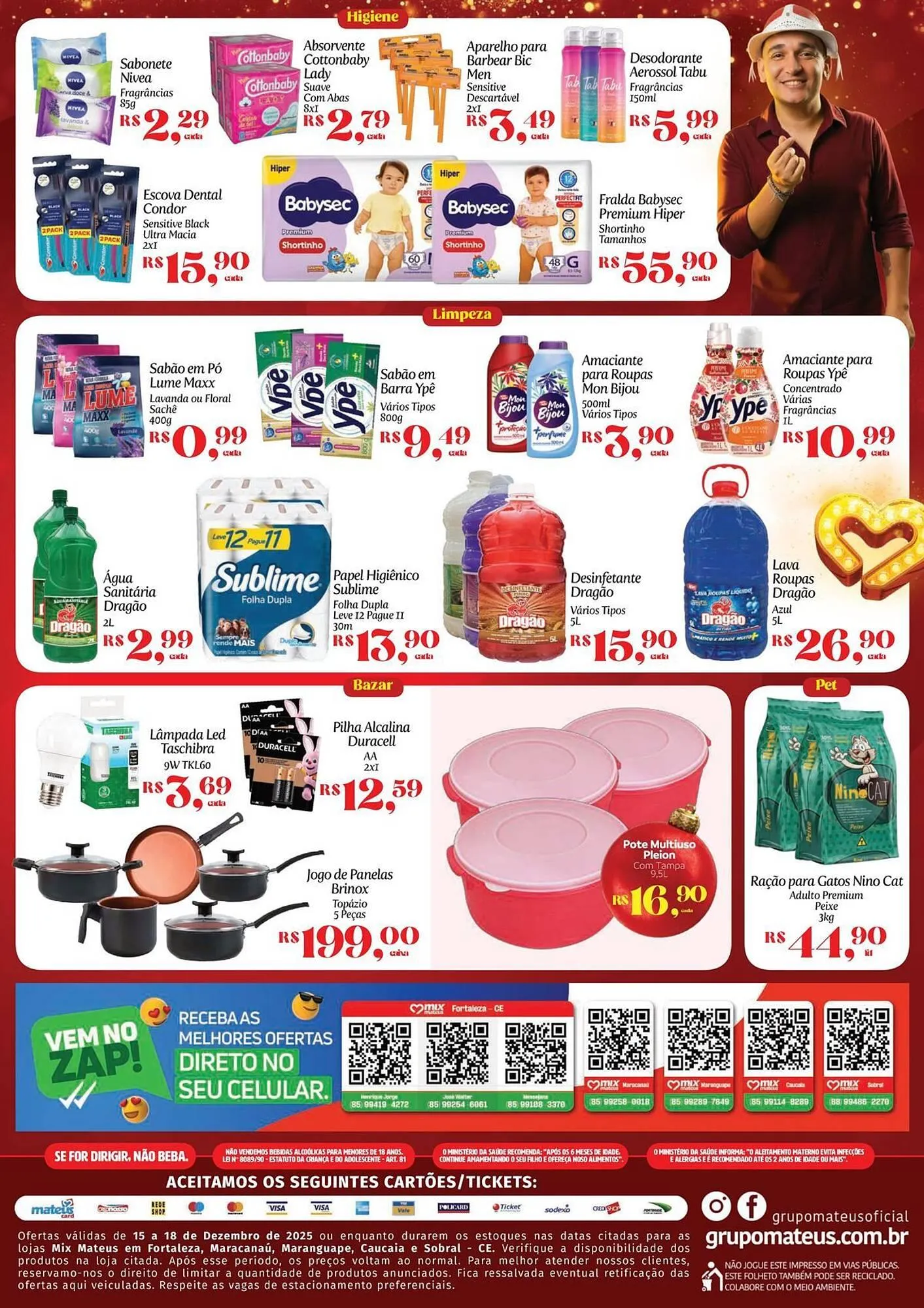 Encarte de Catálogo Supermercados Mateus 15 de dezembro até 18 de dezembro 2025 - Pagina 6