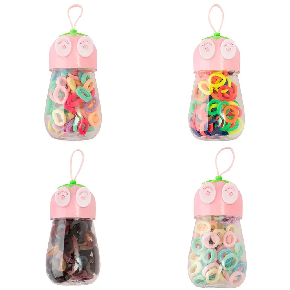 Kit Elásticos para Cabelo Pote com 80 Peças 2cm LM2803 - honeyhome