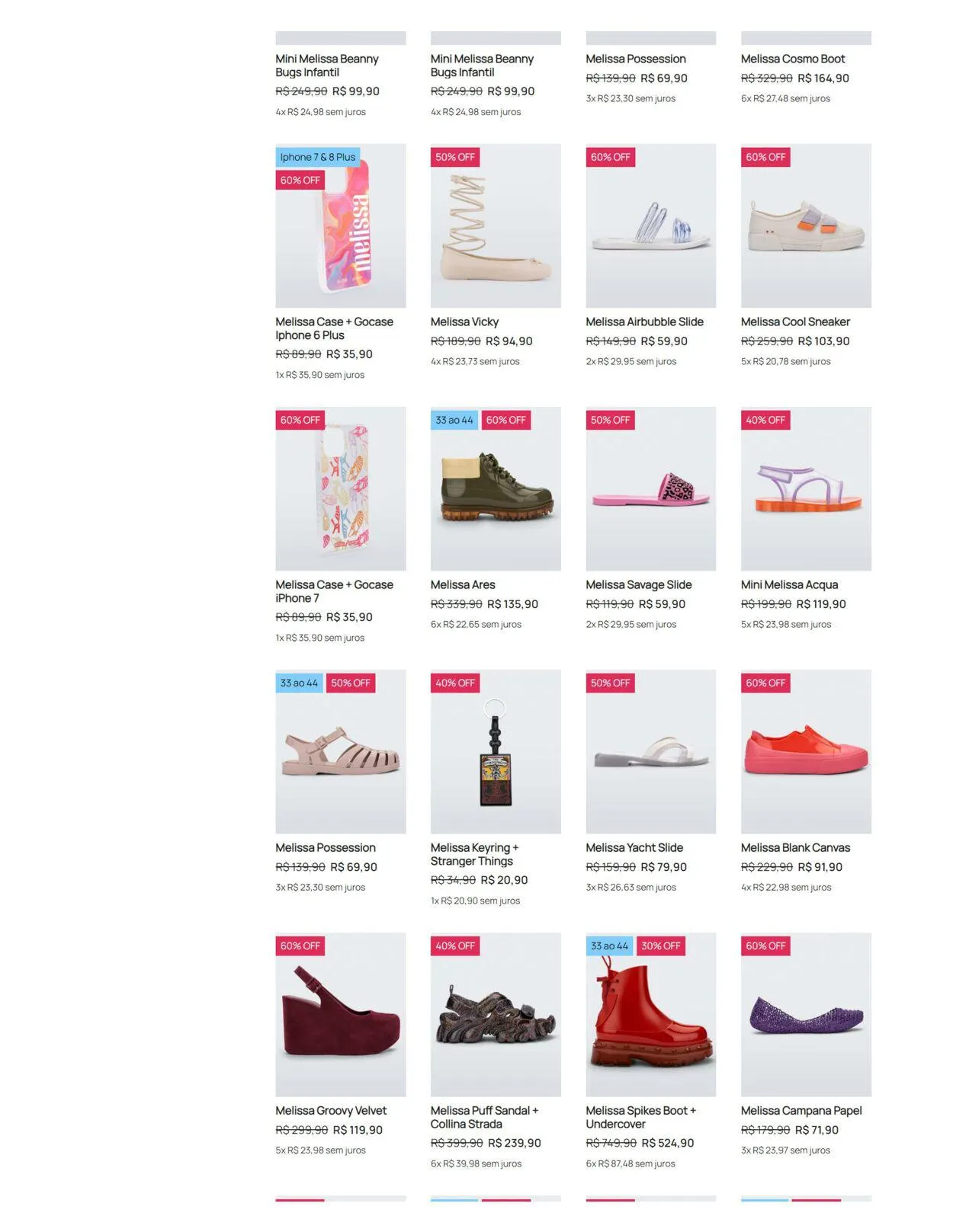 Encarte de Melissa 24 de novembro até 29 de novembro 2023 - Pagina 6