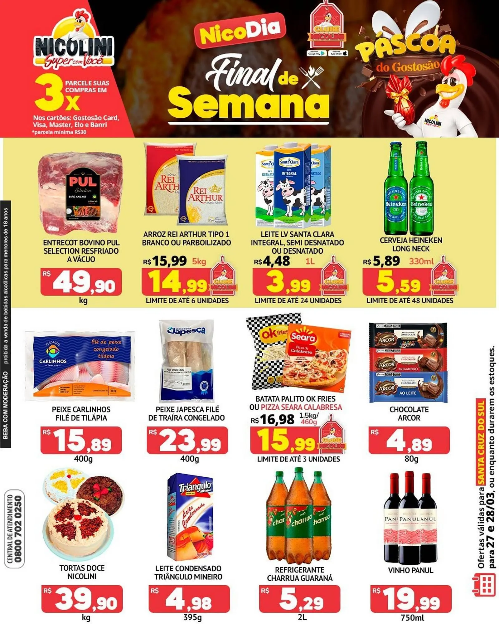 Encarte de Catálogo Super Nicolini 27 de março até 28 de março 2026 - Pagina 1