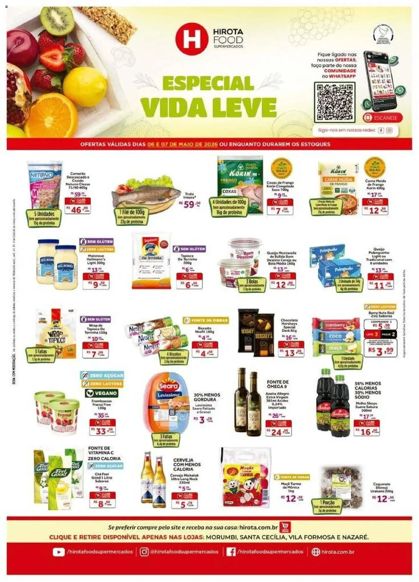 Encarte de Catálogo Hirota Food Supermercado 6 de maio até 7 de maio 2026 - Pagina 1