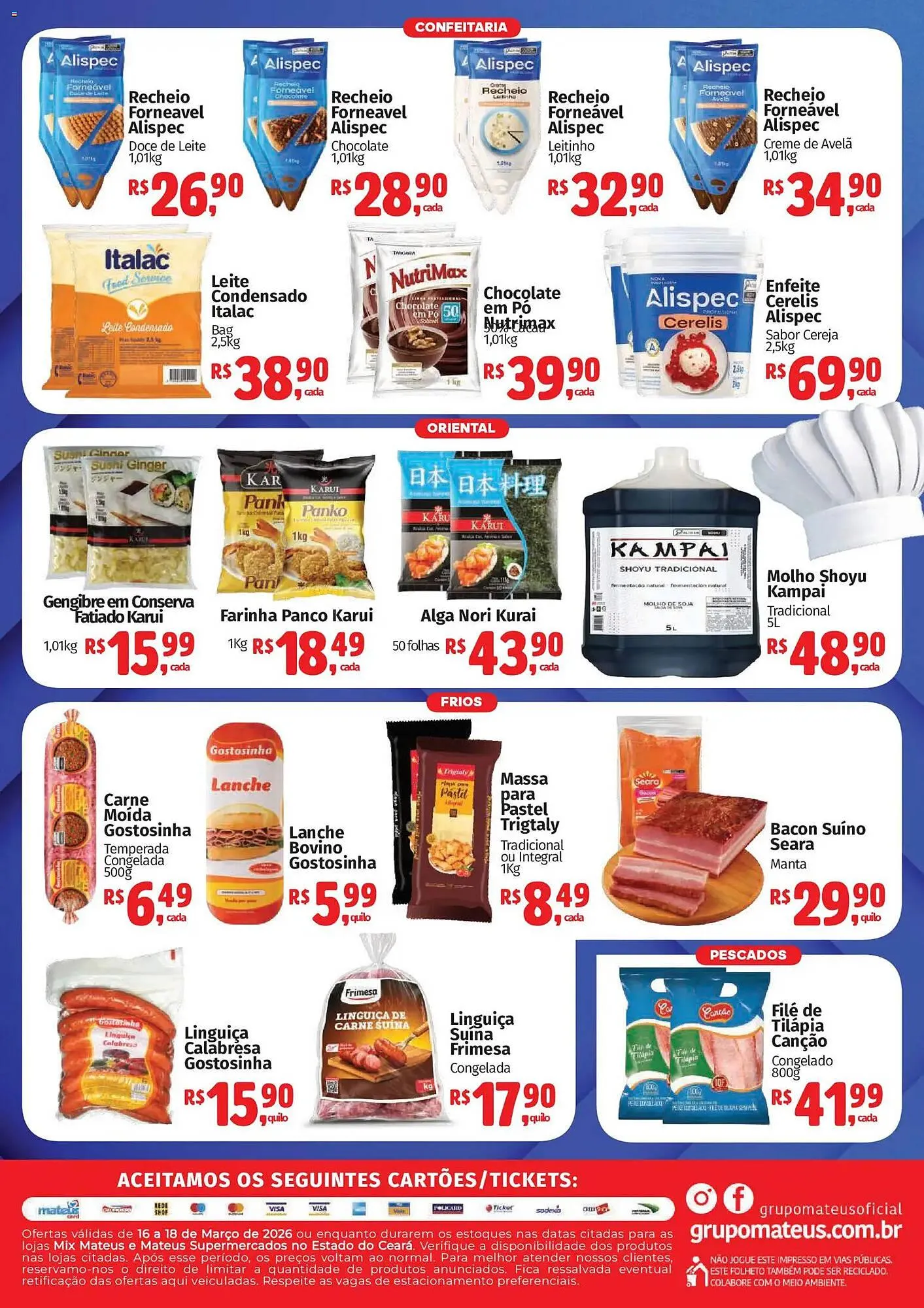 Encarte de Catálogo Supermercados Mateus 16 de março até 18 de março 2026 - Pagina 2