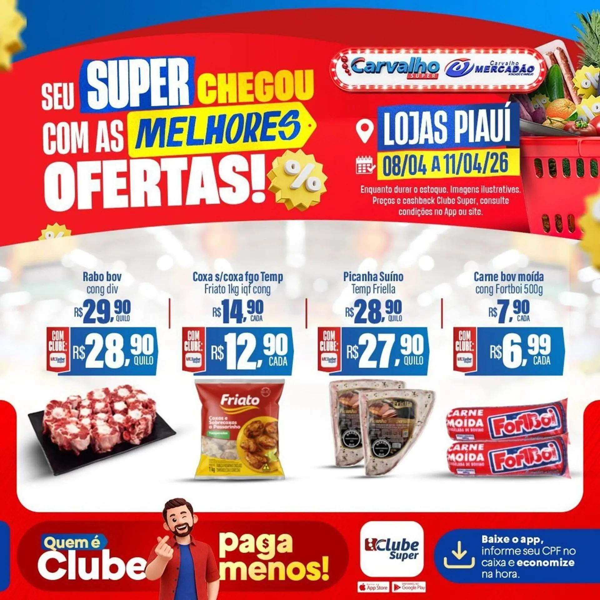 Encarte de Catálogo Carvalho Supermercado 8 de abril até 11 de abril 2026 - Pagina 3