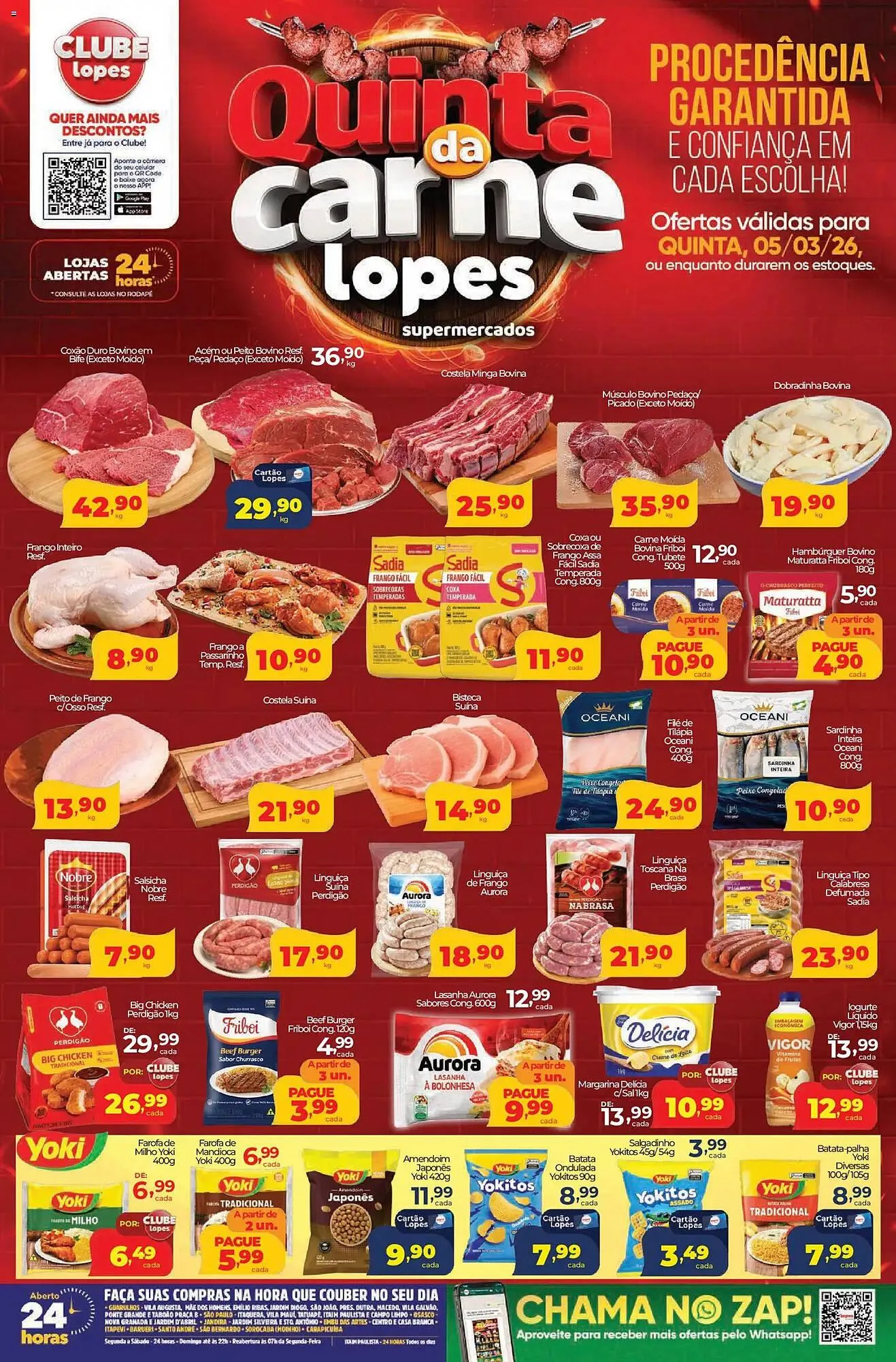 Encarte de Folheto Lopes Supermercados 5 de março até 5 de março 2026 - Pagina 1