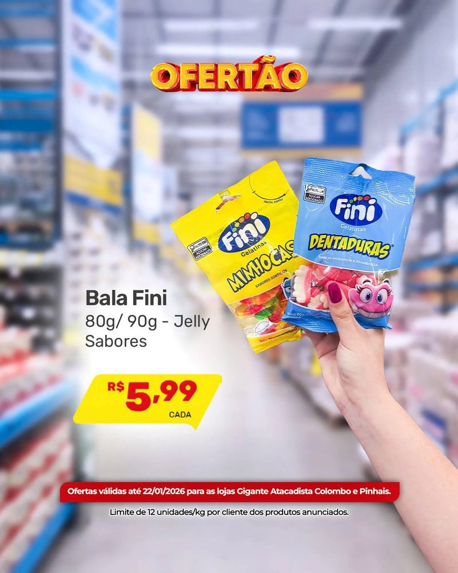 Encarte de Encarte Gigante Atacadista 21 de janeiro até 22 de janeiro 2026 - Pagina 3