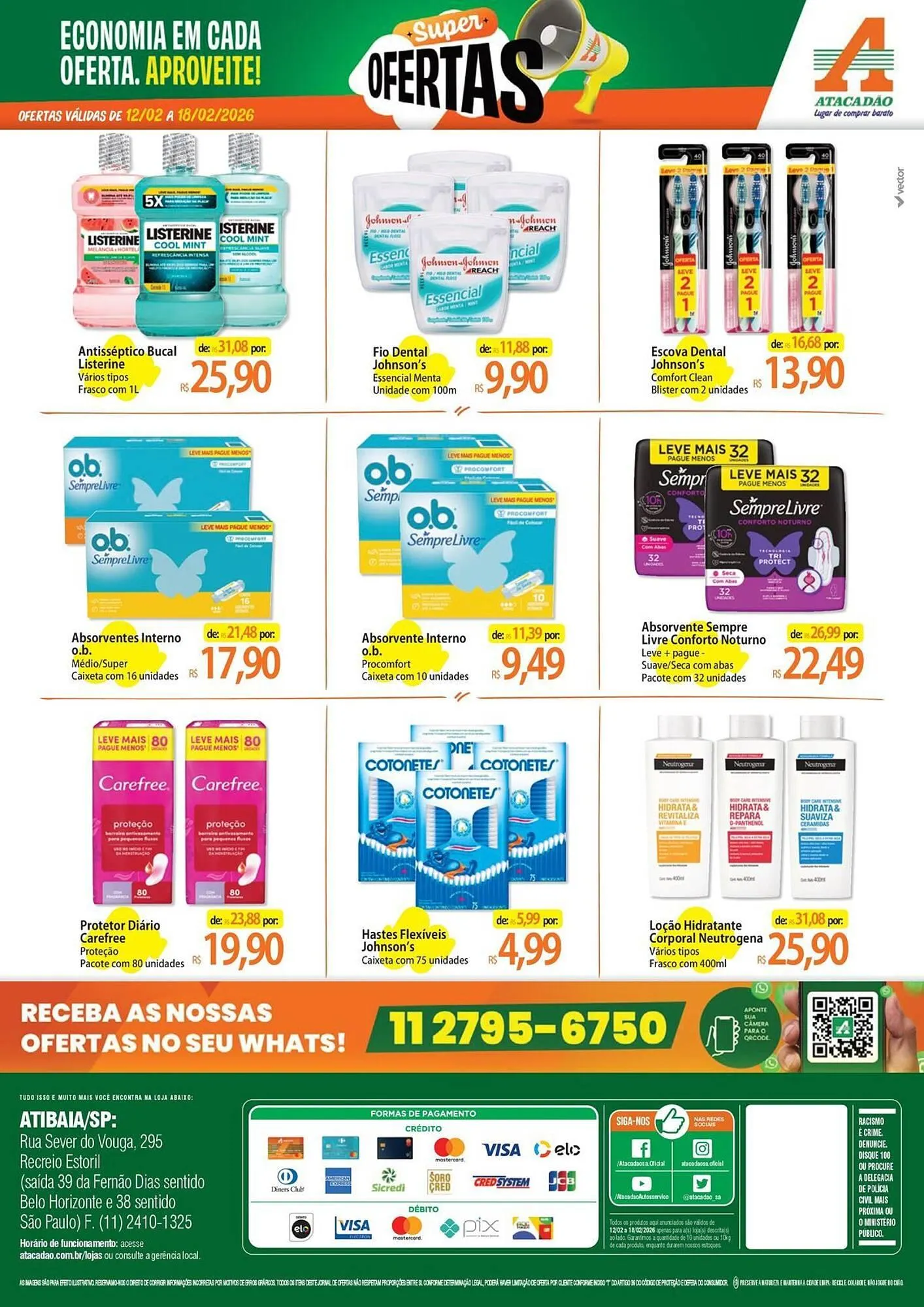 Encarte de Folheto Atacadão 13 de fevereiro até 18 de fevereiro 2026 - Pagina 2