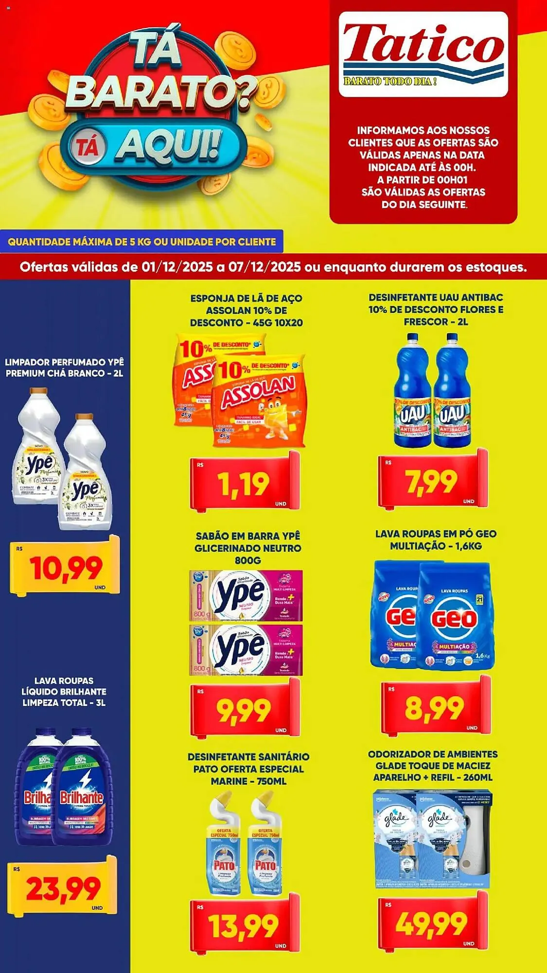 Encarte de Tabloide Tatico 1 de dezembro até 8 de dezembro 2025 - Pagina 8