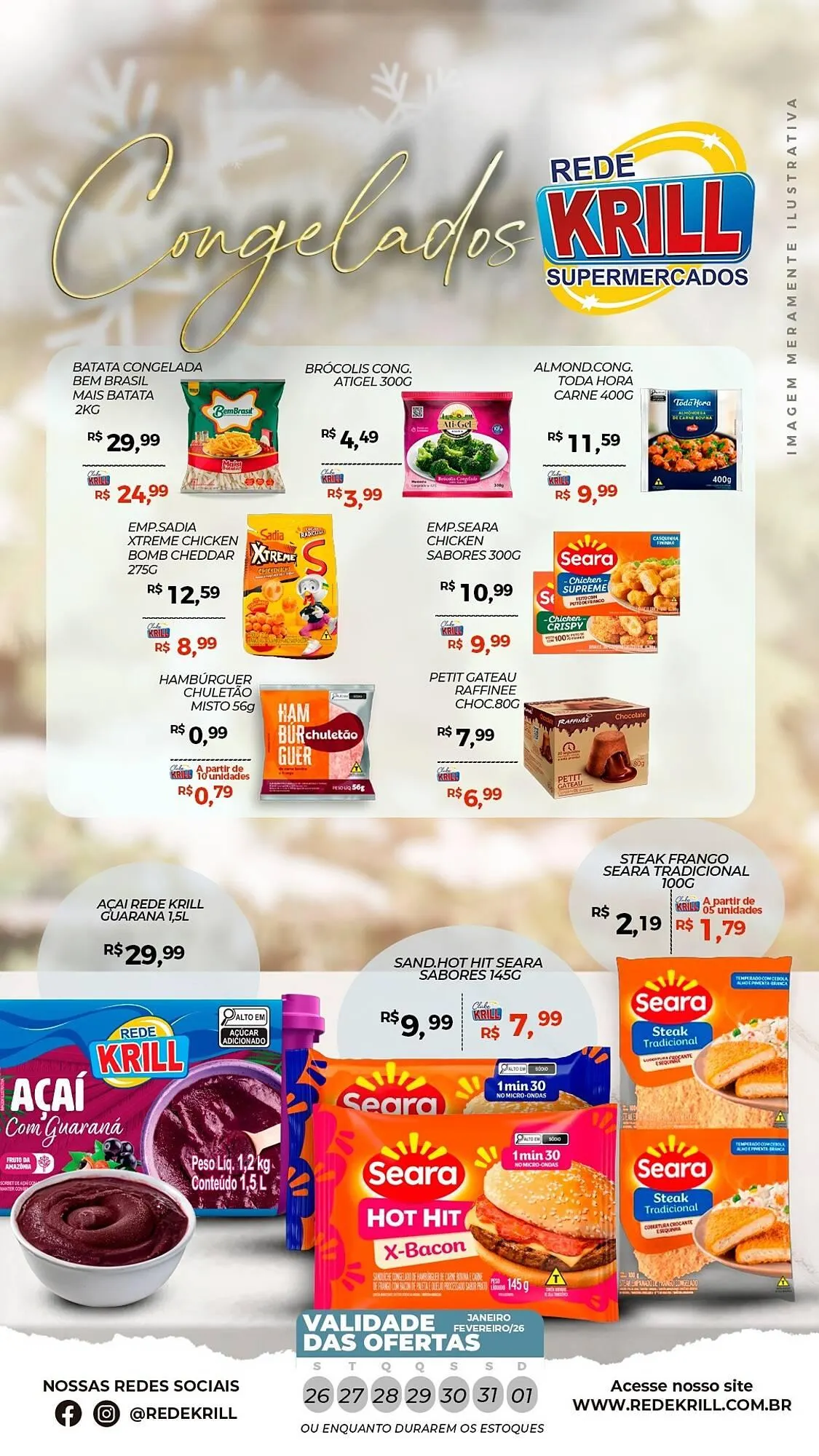 Encarte de Folheto Rede Krill 26 de janeiro até 1 de fevereiro 2026 - Pagina 3