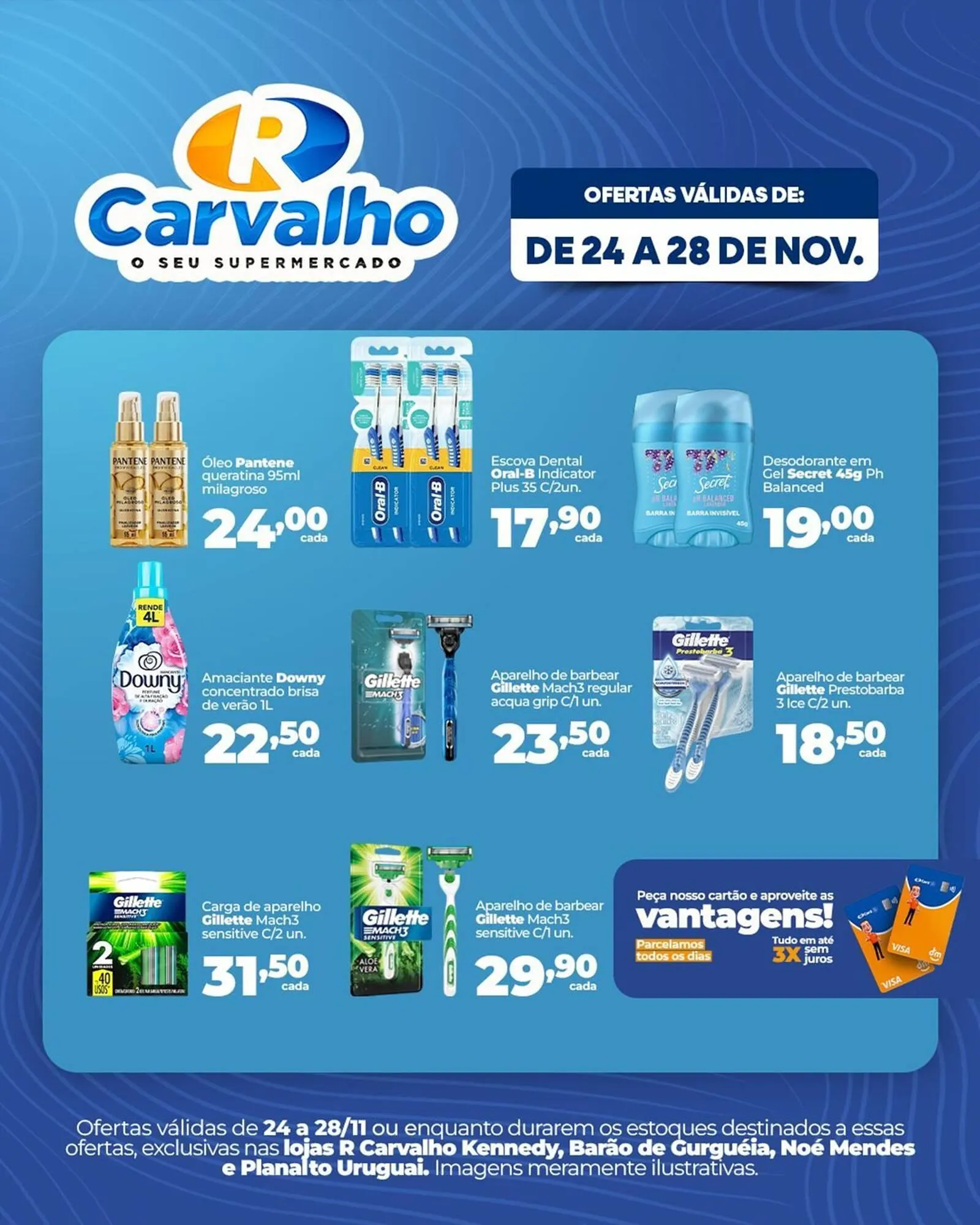Encarte de Catálogo Carvalho Supermercado 25 de novembro até 28 de novembro 2025 - Pagina 1