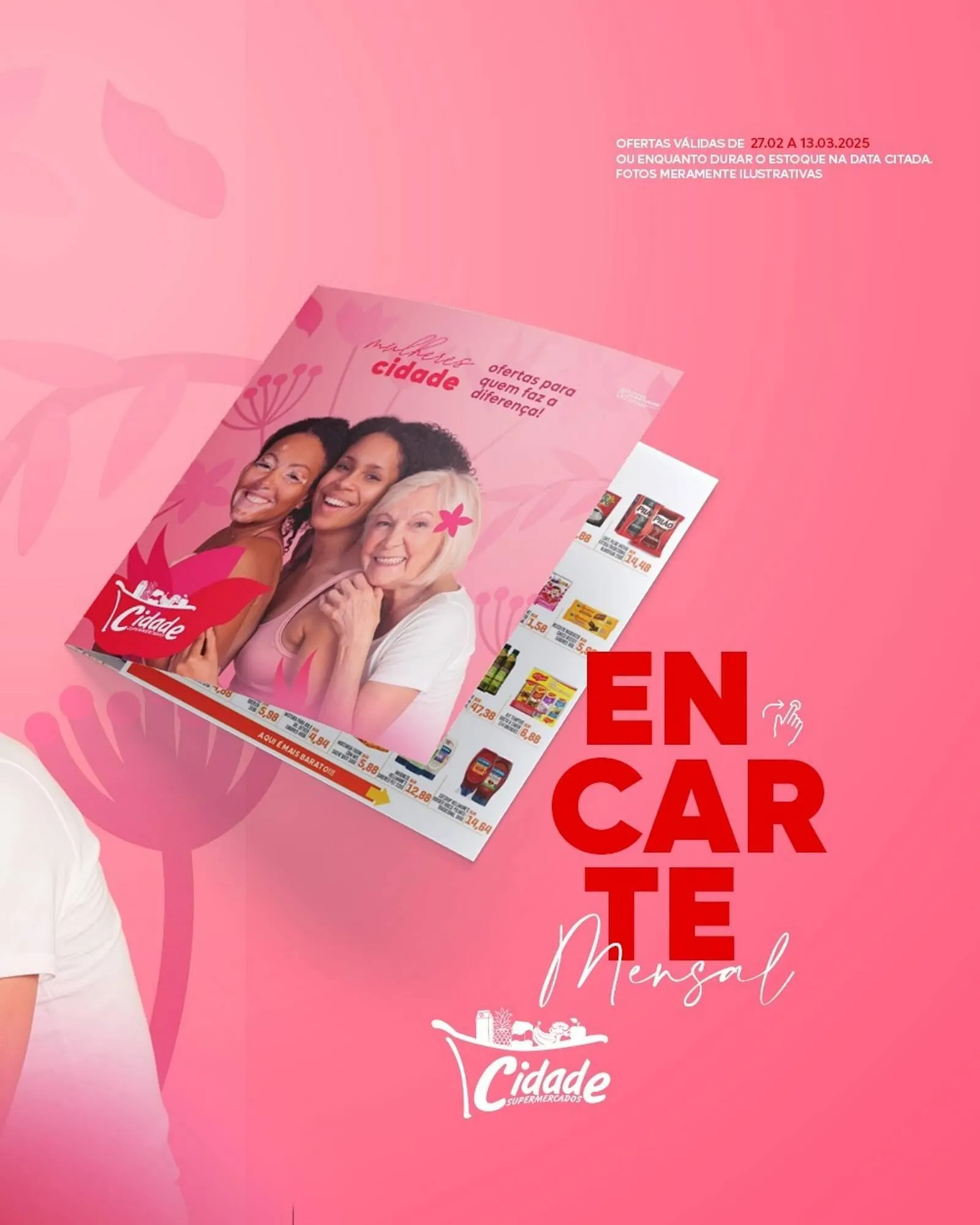 Encarte de Catálogo Cidade Supermercados 5 de março até 13 de março 2025 - Pagina 1