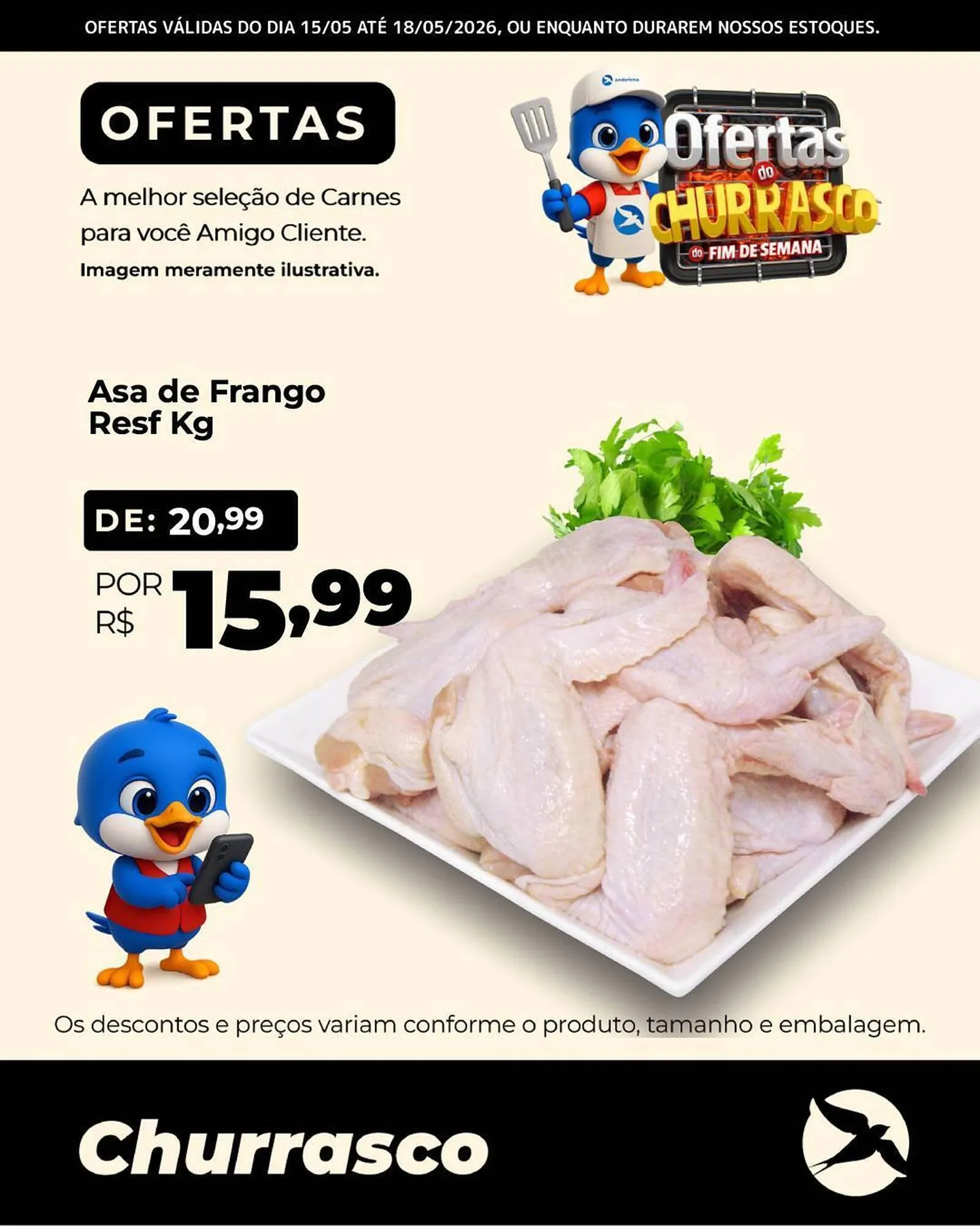 Encarte de Folheto Andorinha Hipermercado 16 de maio até 18 de maio 2026 - Pagina 3
