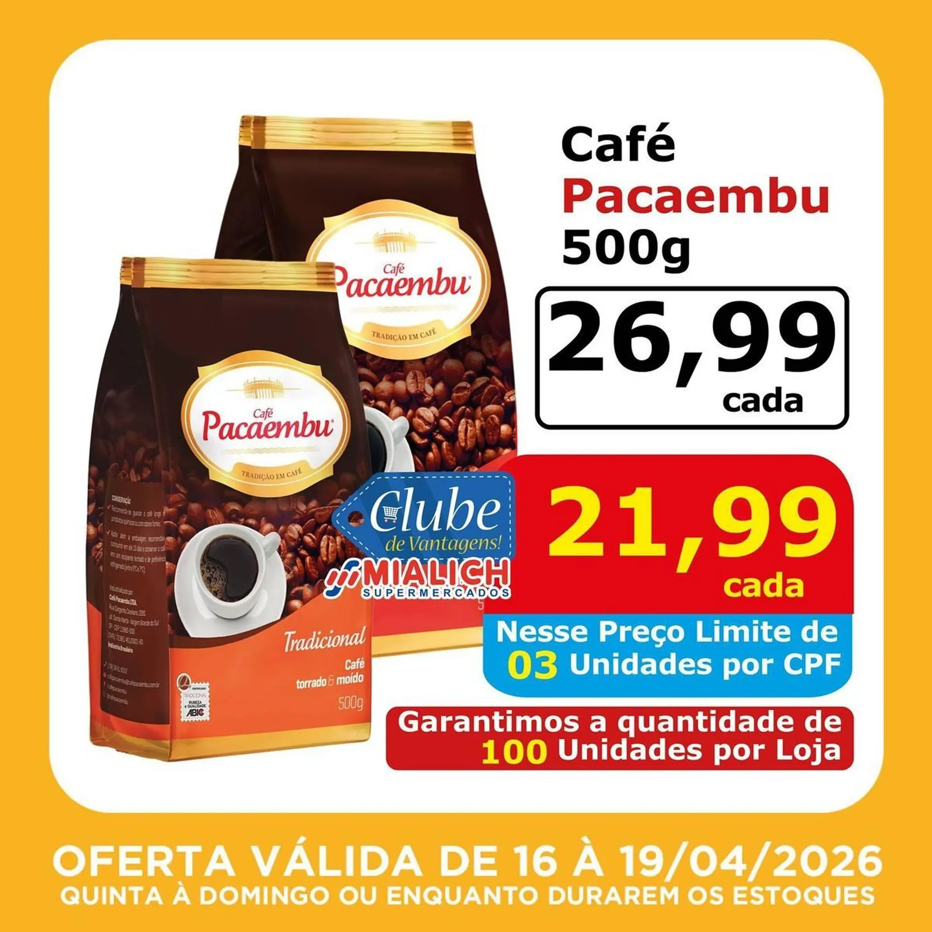 Encarte de Catálogo Mialich Supermercados 16 de abril até 19 de abril 2026 - Pagina 6