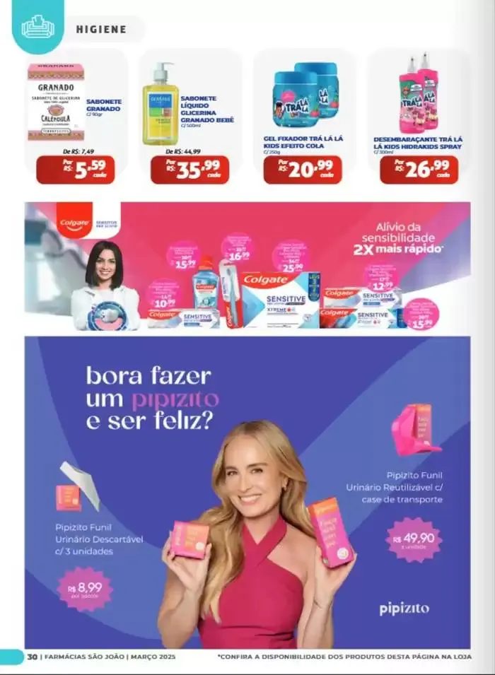 Encarte de Farmácia São João Marco 2025! 4 de março até 31 de março 2025 - Pagina 30