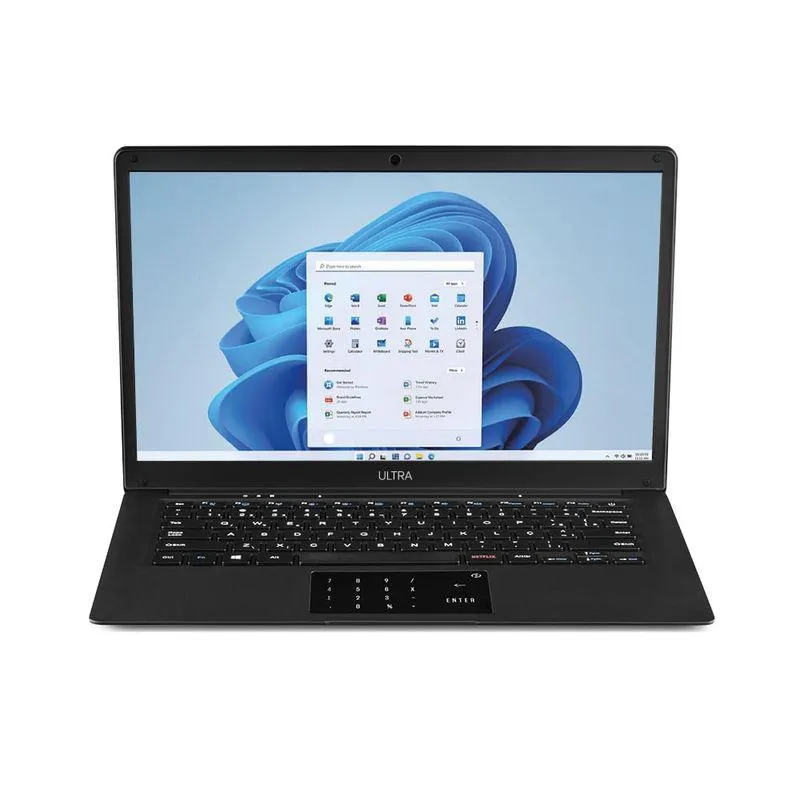 Notebook Ultra, com Windows 11 Home, Intel Celeron, 4GB 120GB SSD, Tela 14,1 Pol, Microsoft 365 Personal + 1TB na Nuvem - UB235