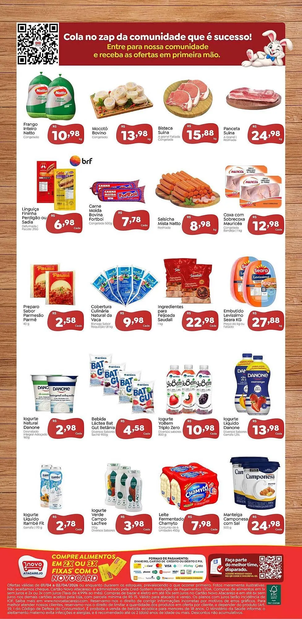 Encarte de Folheto Novo Atacarejo 1 de abril até 2 de abril 2026 - Pagina 2