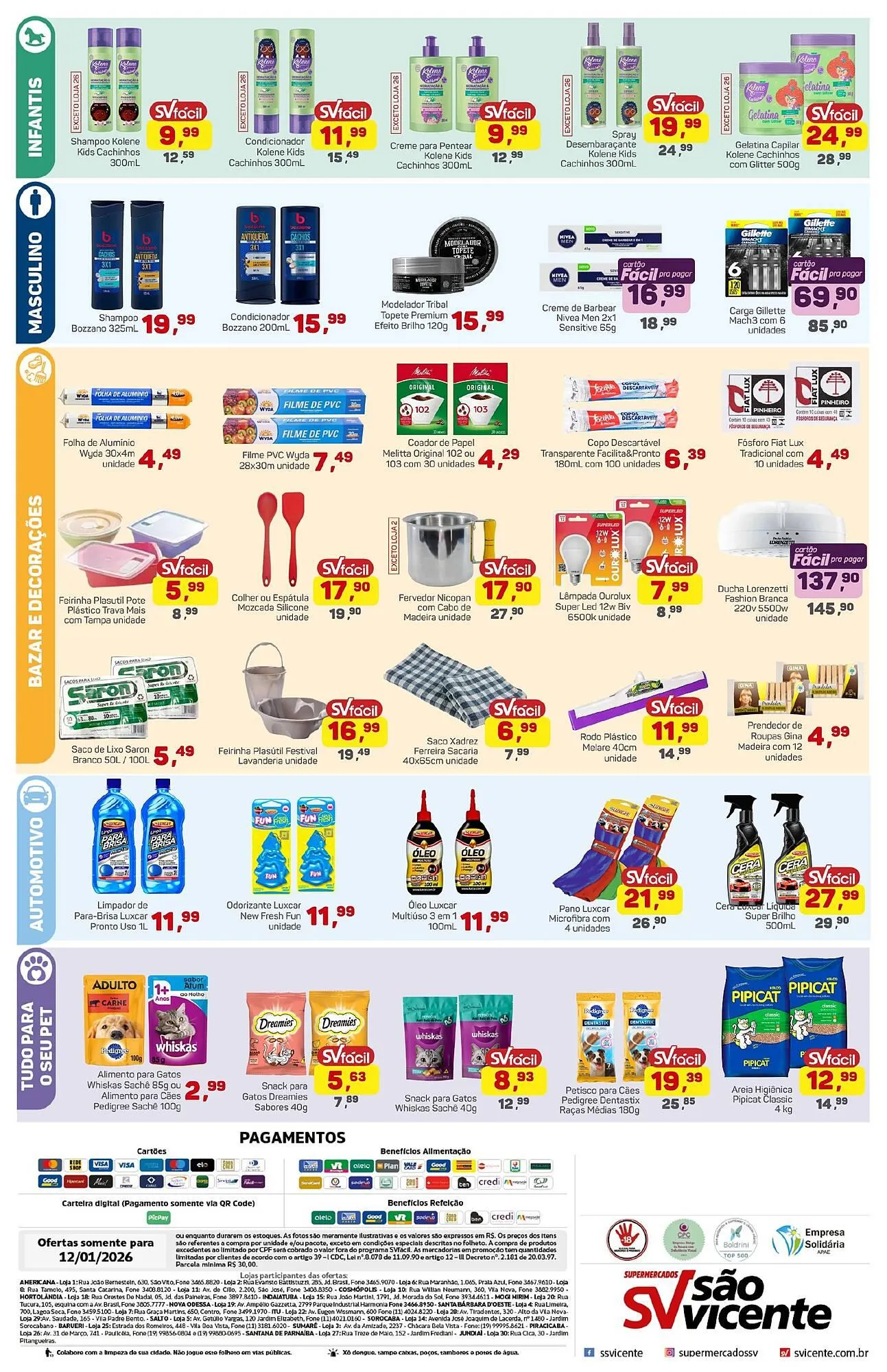 Encarte de Catálogo Supermercados São Vicente 12 de janeiro até 12 de janeiro 2026 - Pagina 2