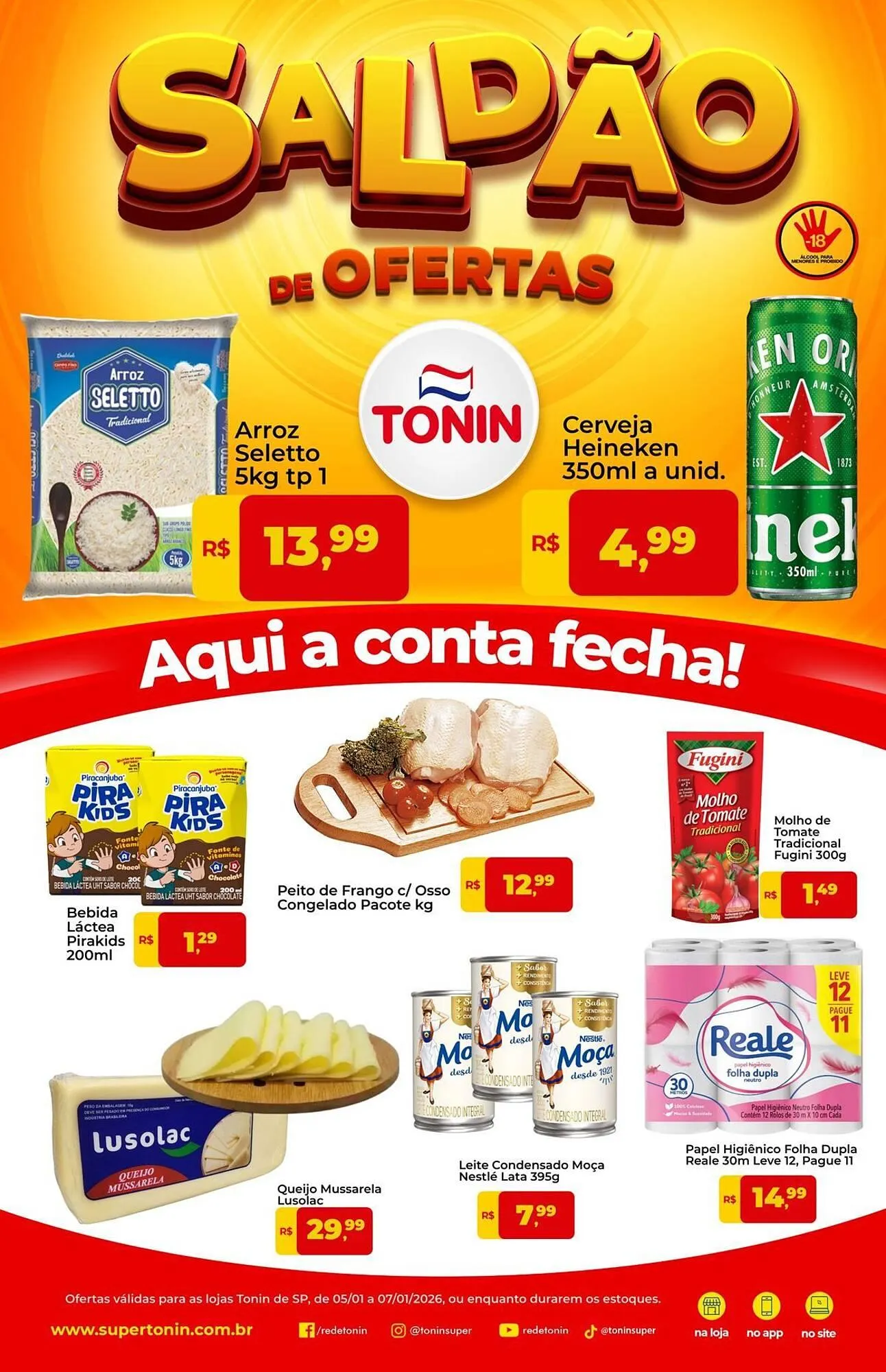 Encarte de Catálogo Tonin Superatacado 6 de janeiro até 7 de janeiro 2026 - Pagina 1