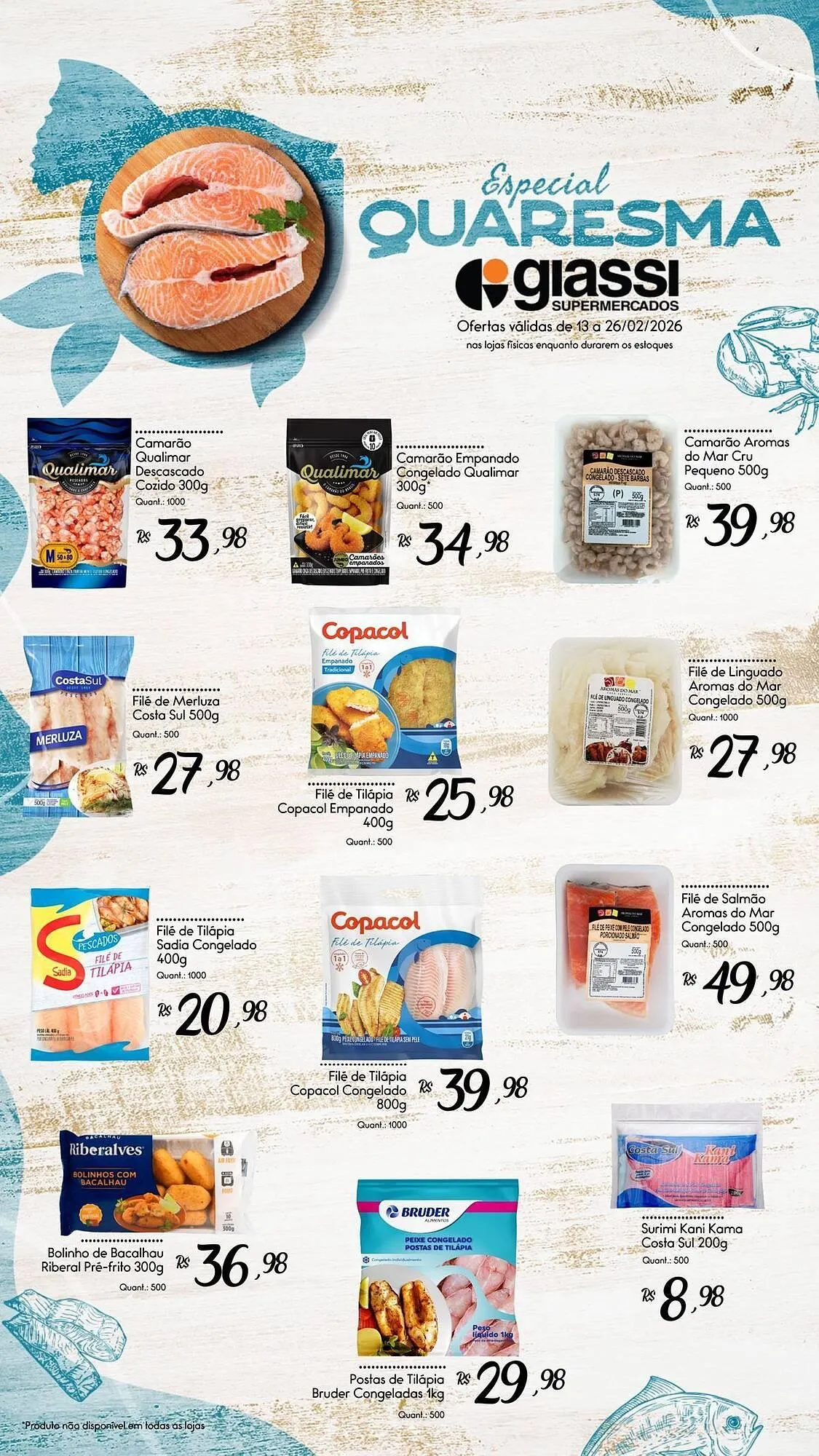 Encarte de Encarte Giassi Supermercados 13 de fevereiro até 26 de fevereiro 2026 - Pagina 1