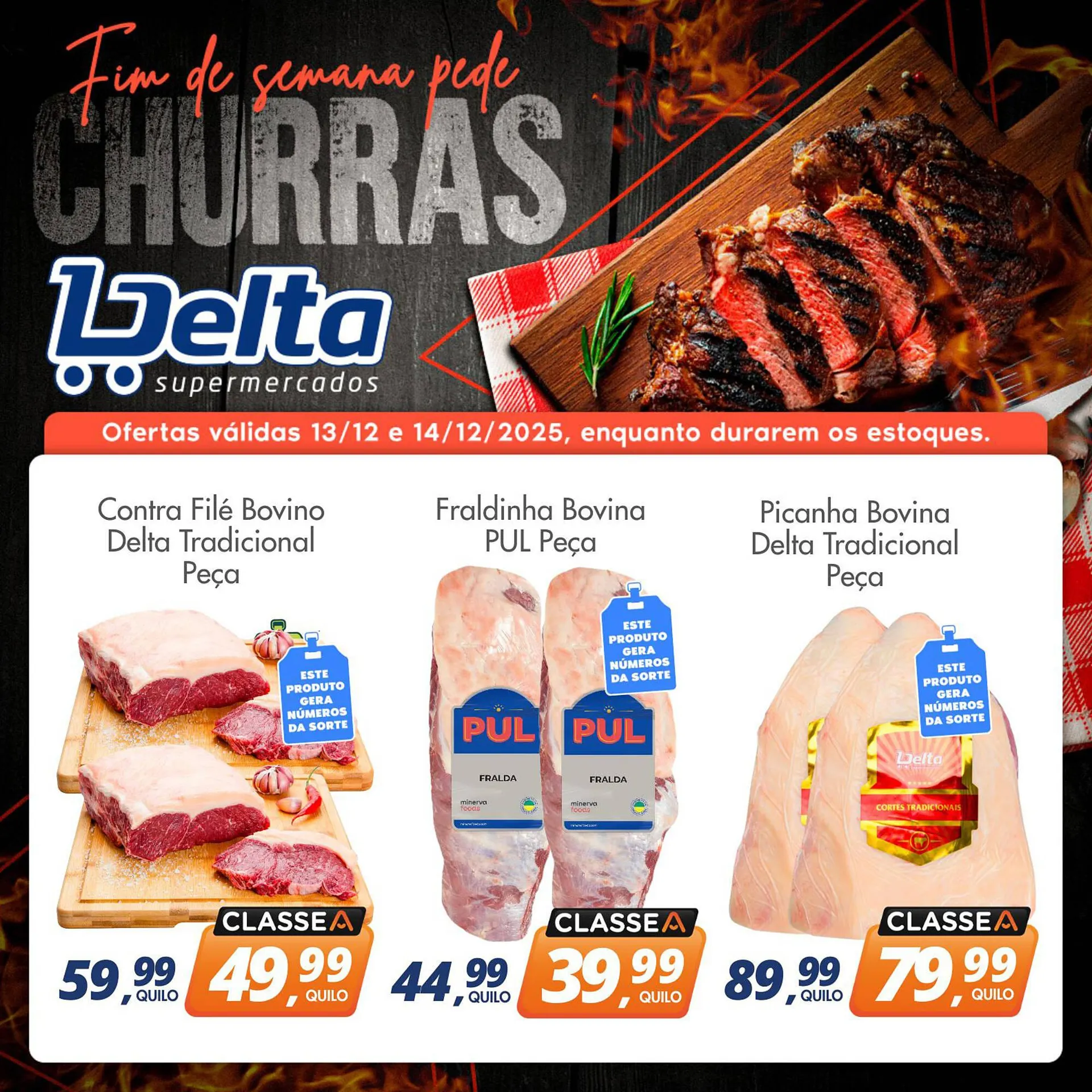 Encarte de Catálogo Delta Supermercados 13 de dezembro até 14 de dezembro 2025 - Pagina 1