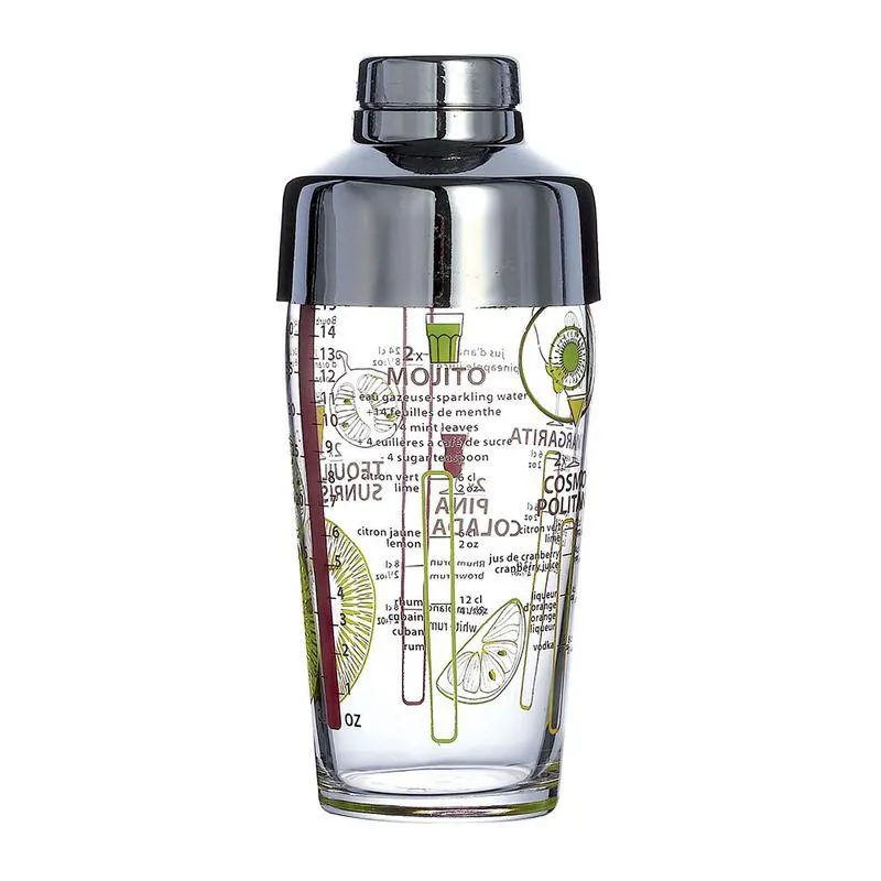 Coqueteleira de Vidro World 580mL Prata - Luminarc