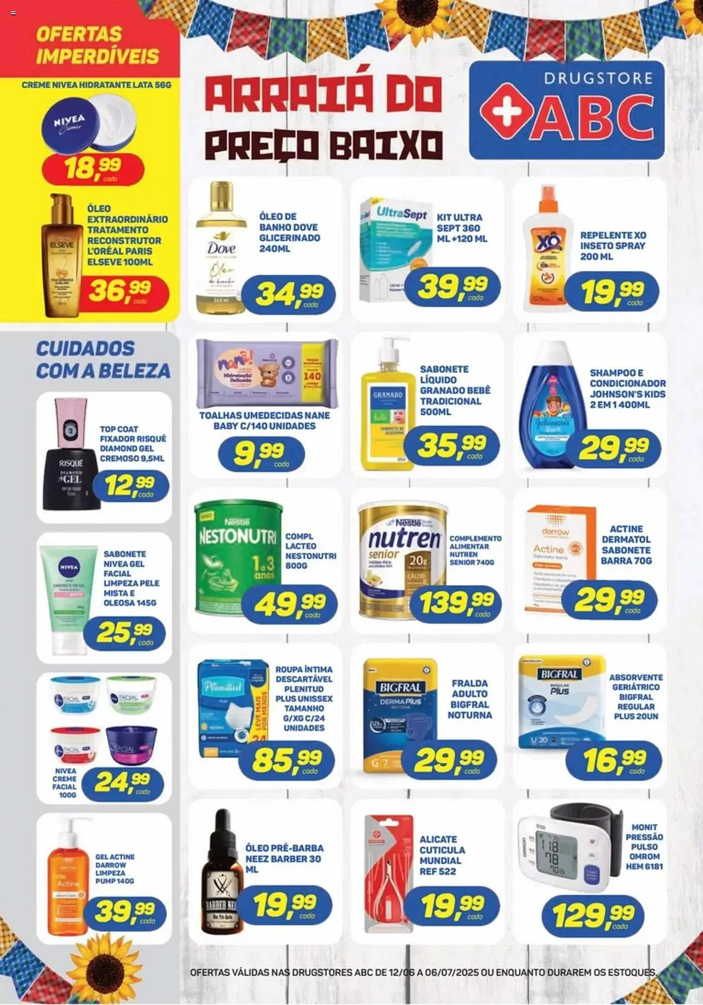 Encarte de Catálogo Supermercados ABC 12 de junho até 4 de julho 2025 - Pagina 1