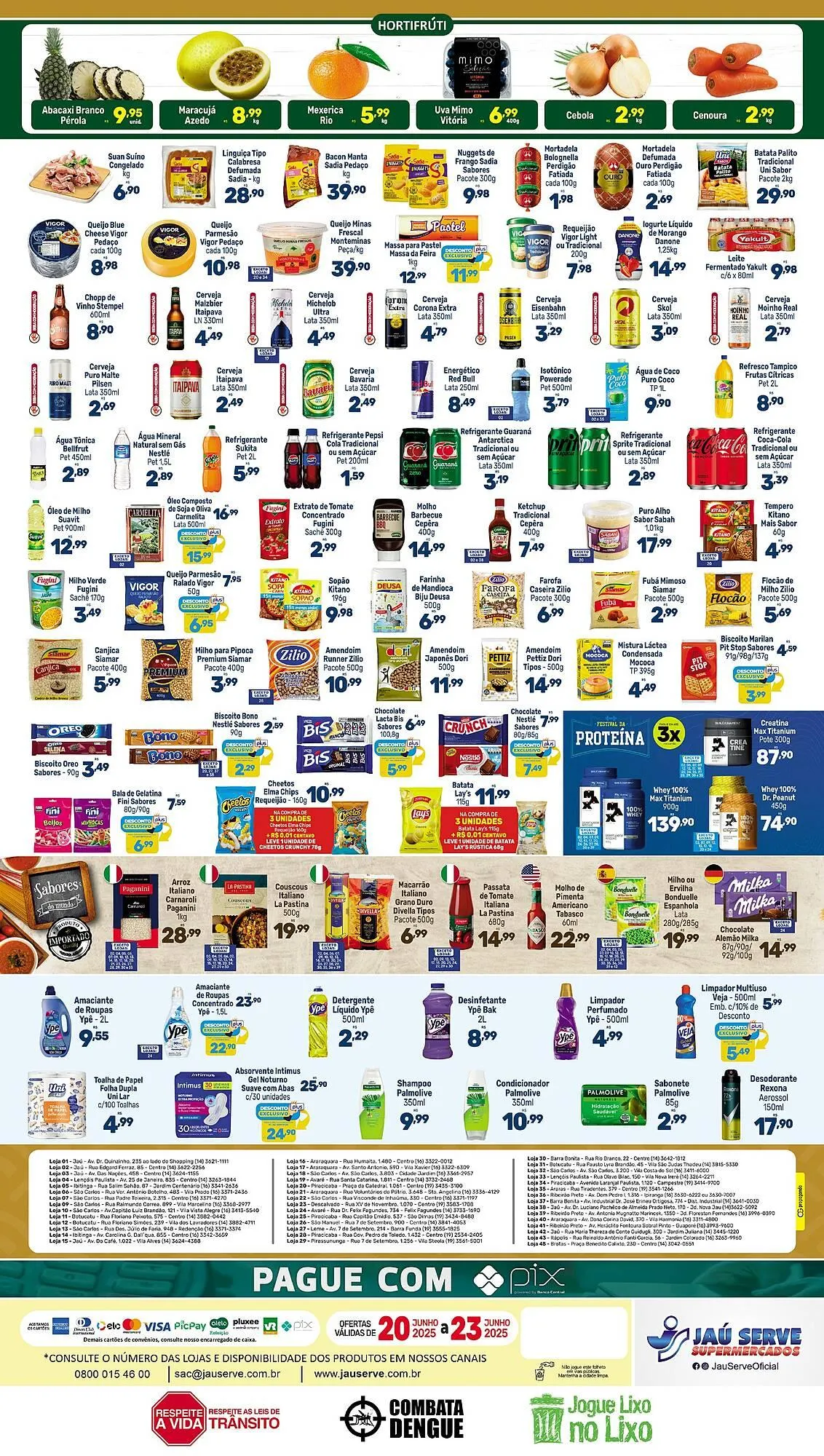 Encarte de Catálogo Supermercados Jau Serve 20 de junho até 23 de junho 2025 - Pagina 2