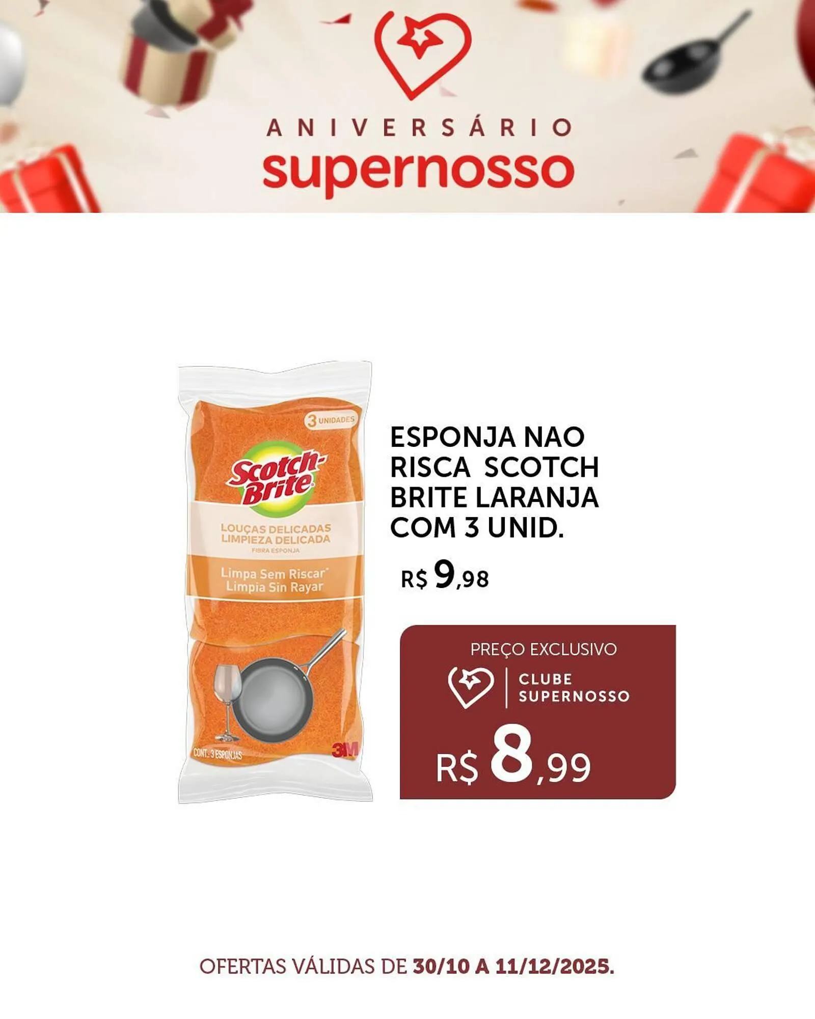 Encarte de Folheto Super Nosso 3 de novembro até 6 de dezembro 2025 - Pagina 3