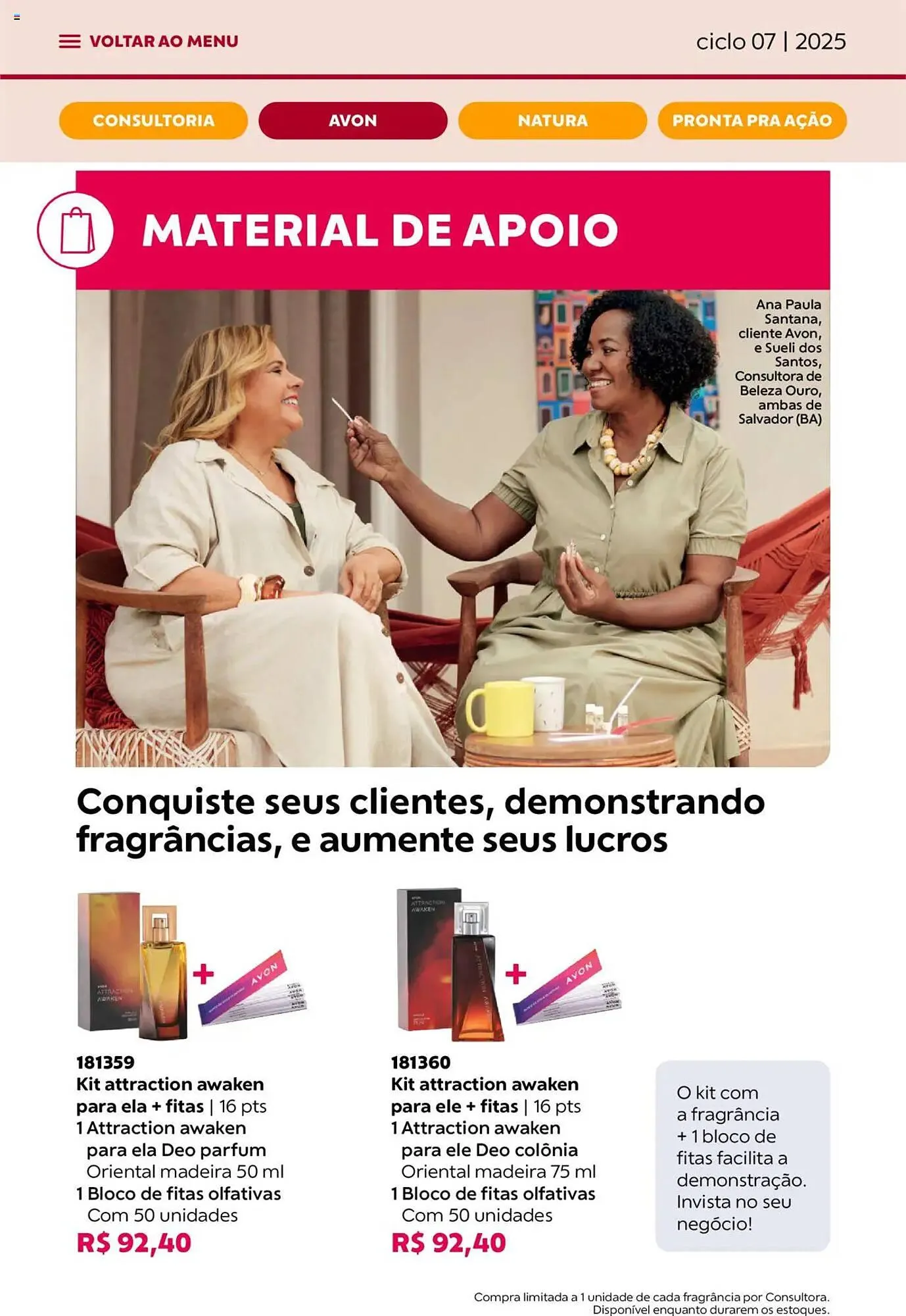 Encarte de Catálogo Avon 3 de abril até 1 de maio 2025 - Pagina 41