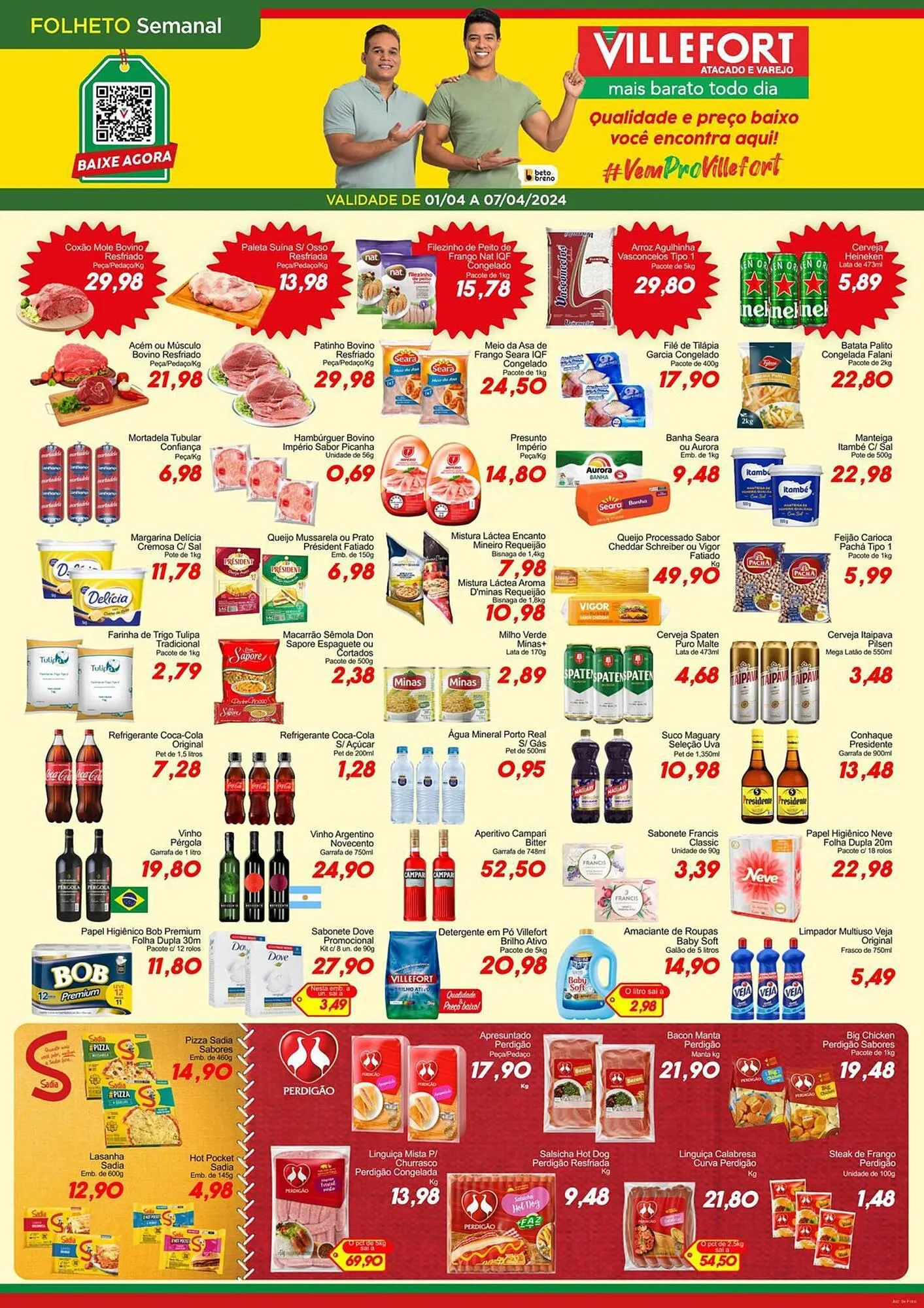 Encarte de Catálogo Villefort Atacadista 2 de abril até 7 de abril 2024 - Pagina 1