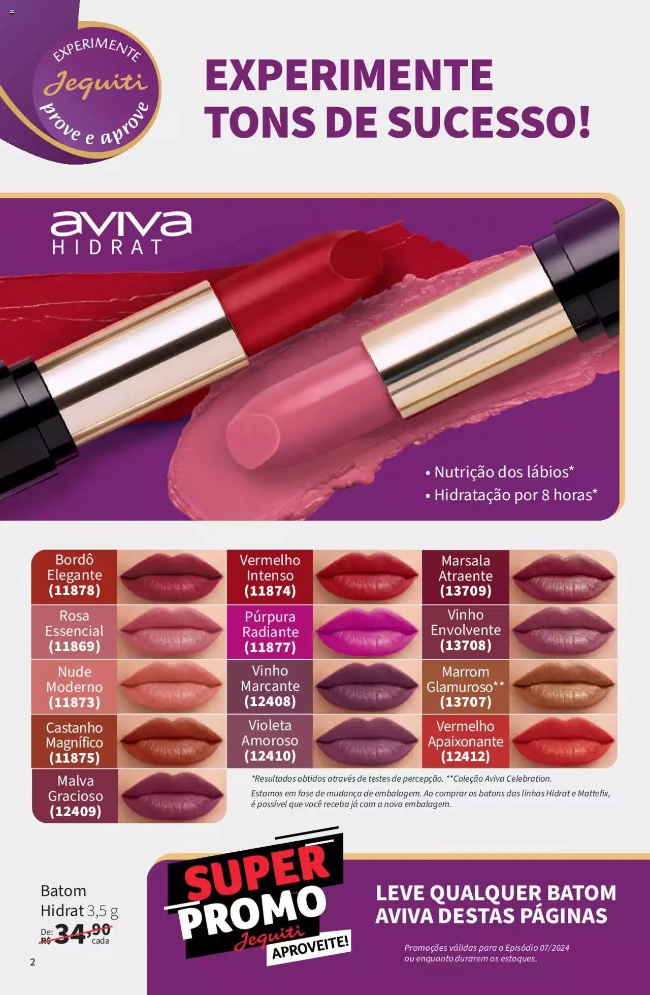 Encarte de Jequiti - Revista 07/2024 16 de maio até 31 de dezembro 2024 - Pagina 2